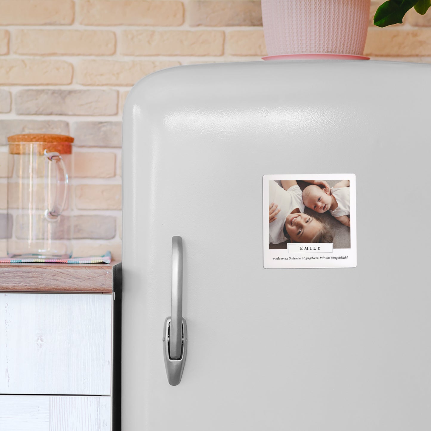 Geburtskarte Satz von 9, magnetisch. So Deco foto N° 4