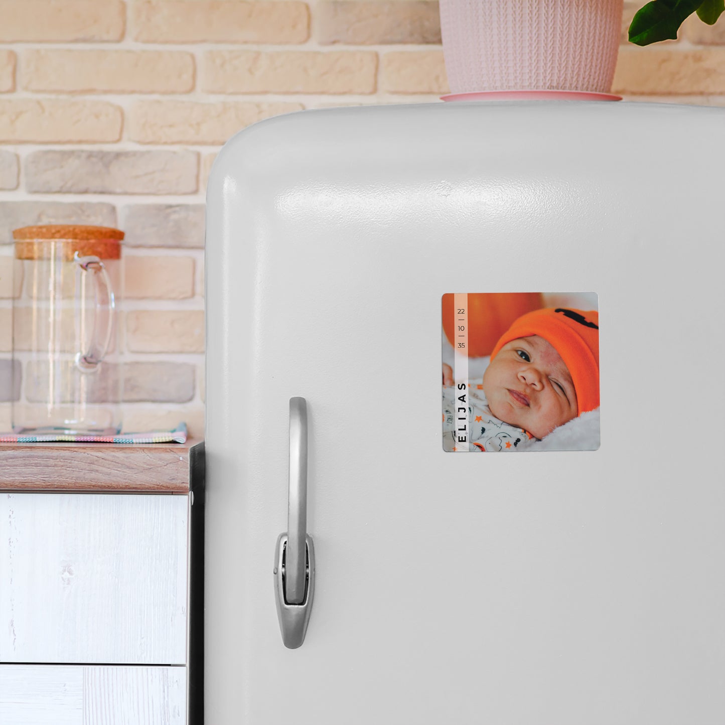 Geburtskarte Satz von 9, magnetisch. Essential foto N° 4