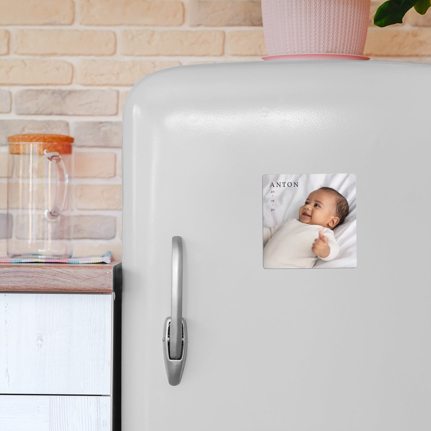 Geburtskarte Satz von 9, magnetisch. Unschuld foto N° 4