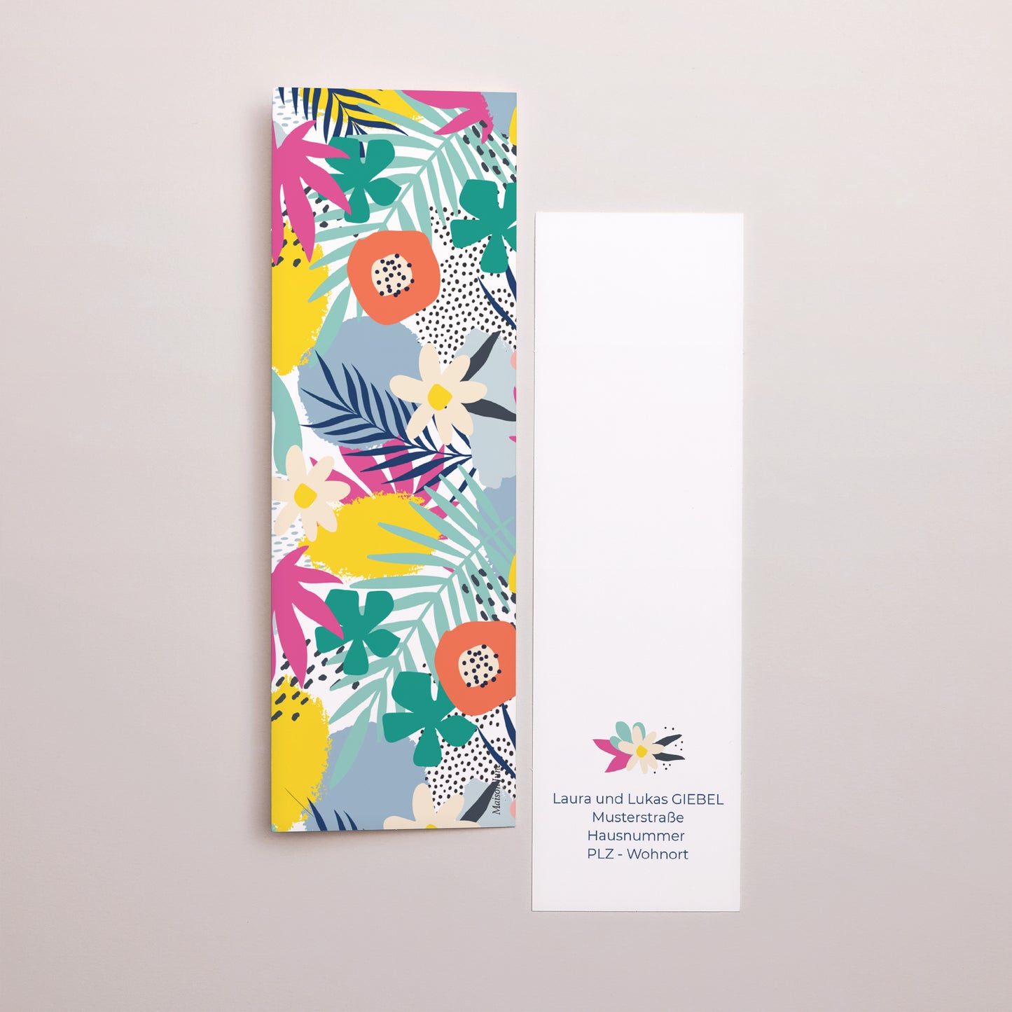 Geburtskarte Fotoautomaten Lesezeichen Tropicana foto N° 3