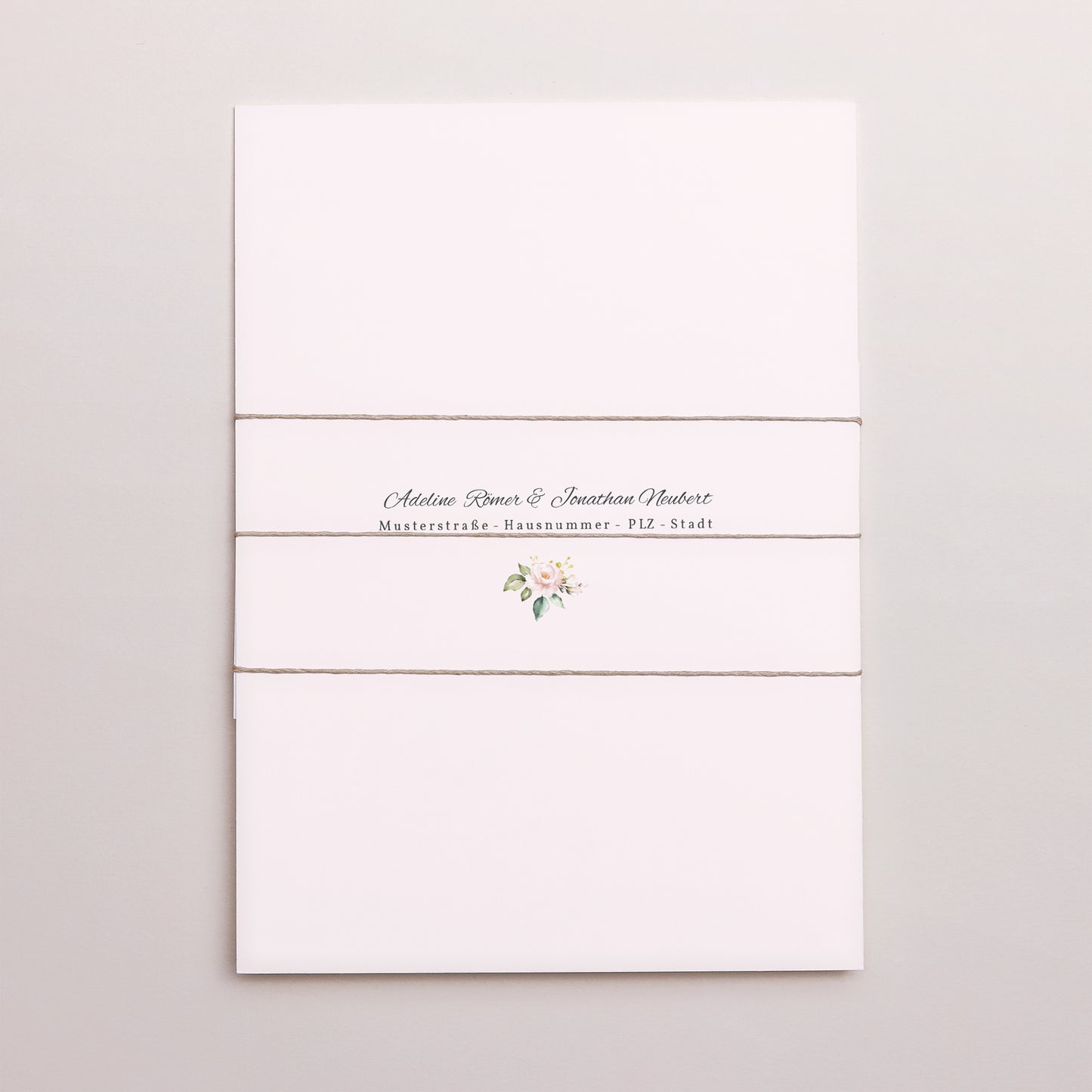 Hochzeitseinladung 3 Karten, Band Romantische Kraft foto N° 4