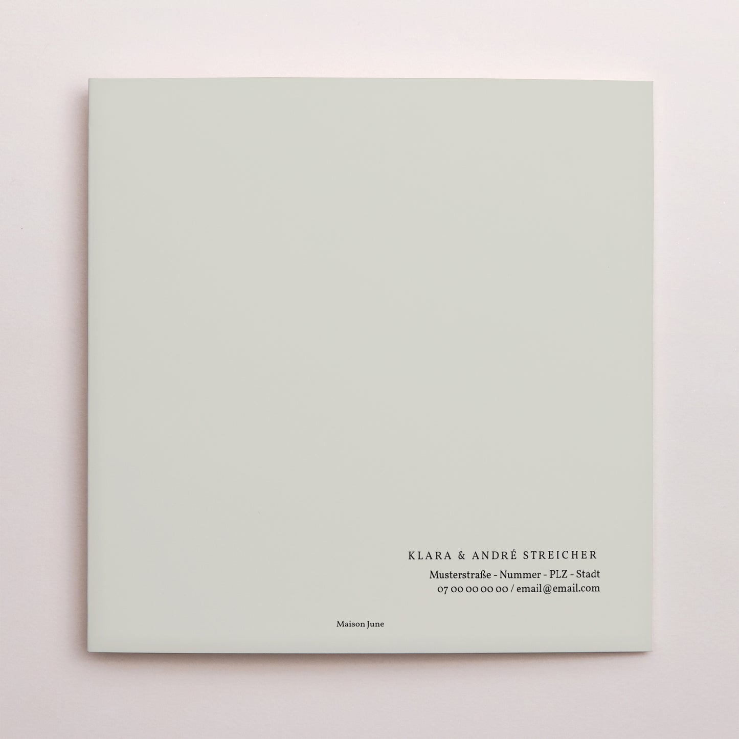 Einladungskarte Hochzeitstag Doppelflügiges Quadrat Diamantene Hochzeit - 60 Jahre foto N° 3