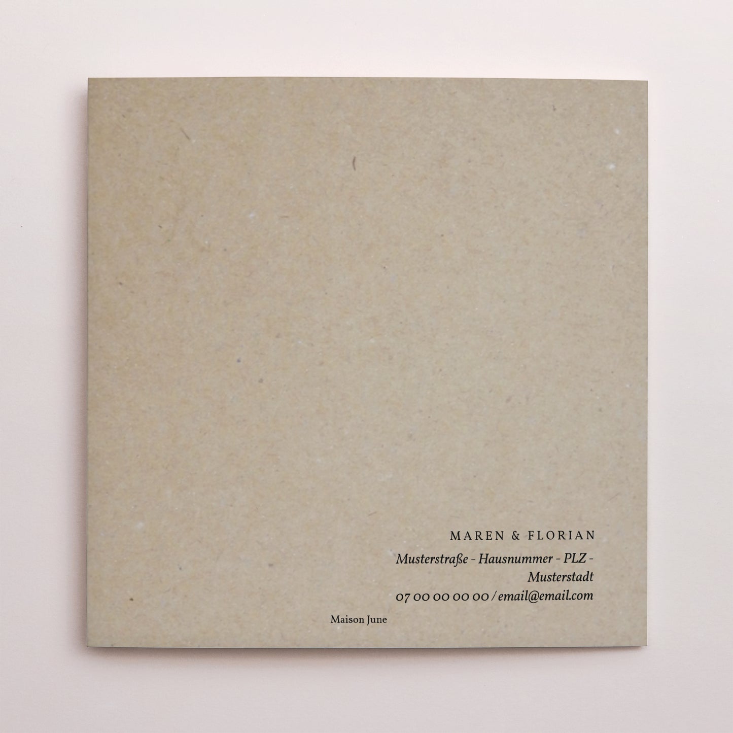 Einladungskarte Hochzeitstag Doppelflügiges Quadrat Hochzeiten und Jubiläen foto N° 3