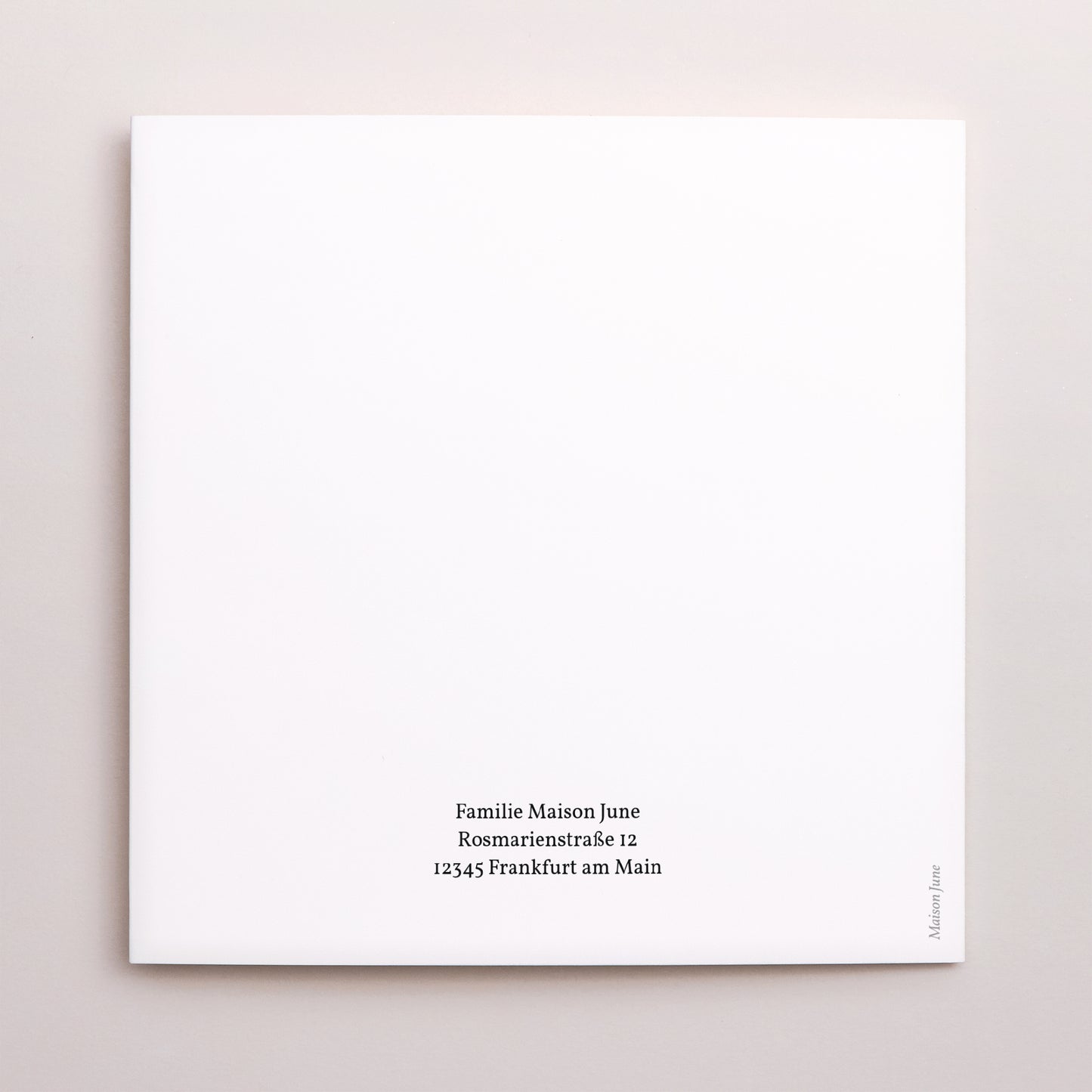 Geburtskarte Doppelflügiges Quadrat Multi Foto Quadrat foto N° 3