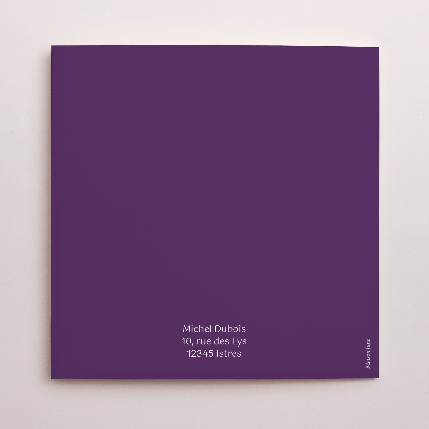 Einladungskarte Geburtstag Doppelflügiges Quadrat 100 Jahre, Festlich, Lack foto N° 3