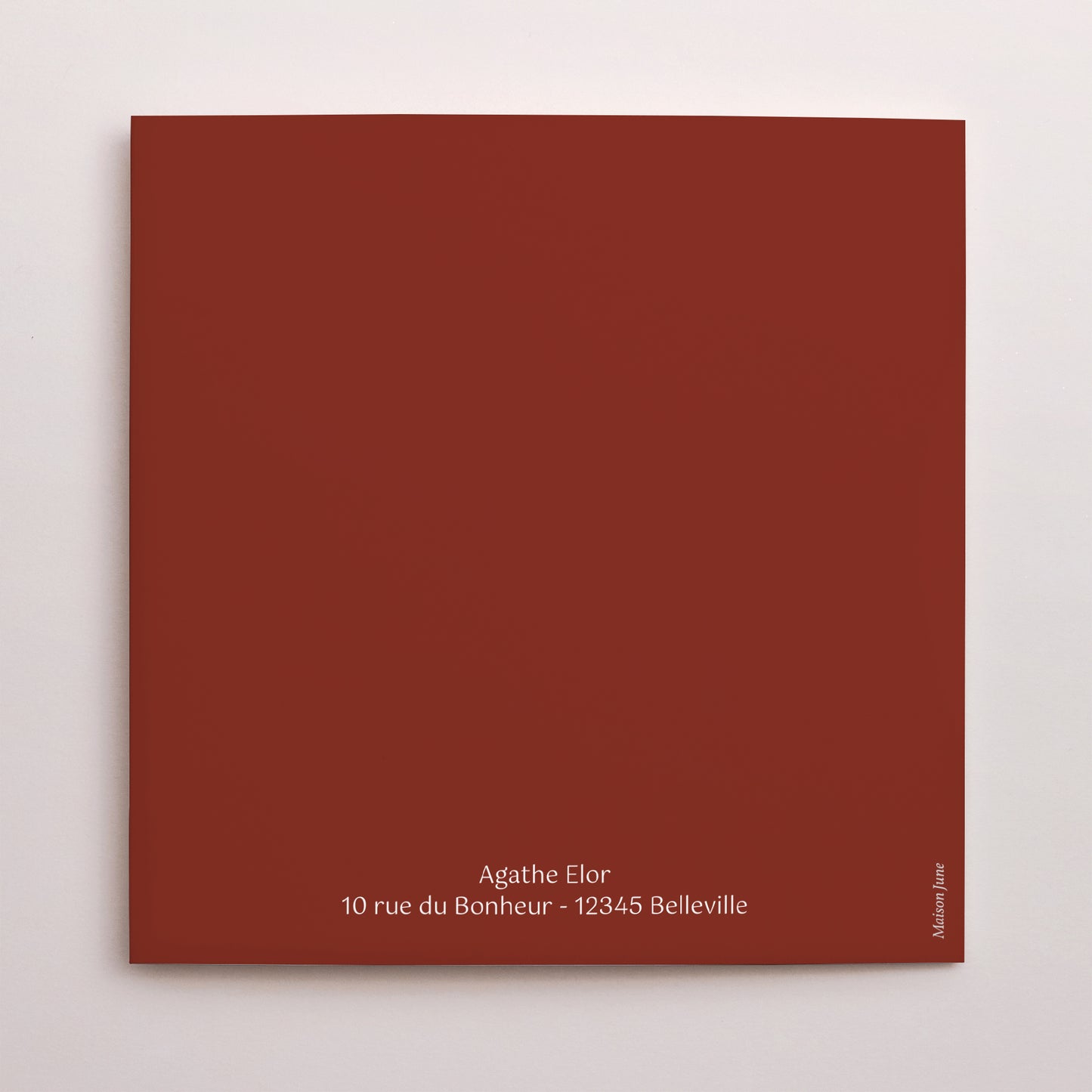 Einladungskarte Geburtstag Doppelflügiges Quadrat 50 Jahre, Zirkus, Lack foto N° 3