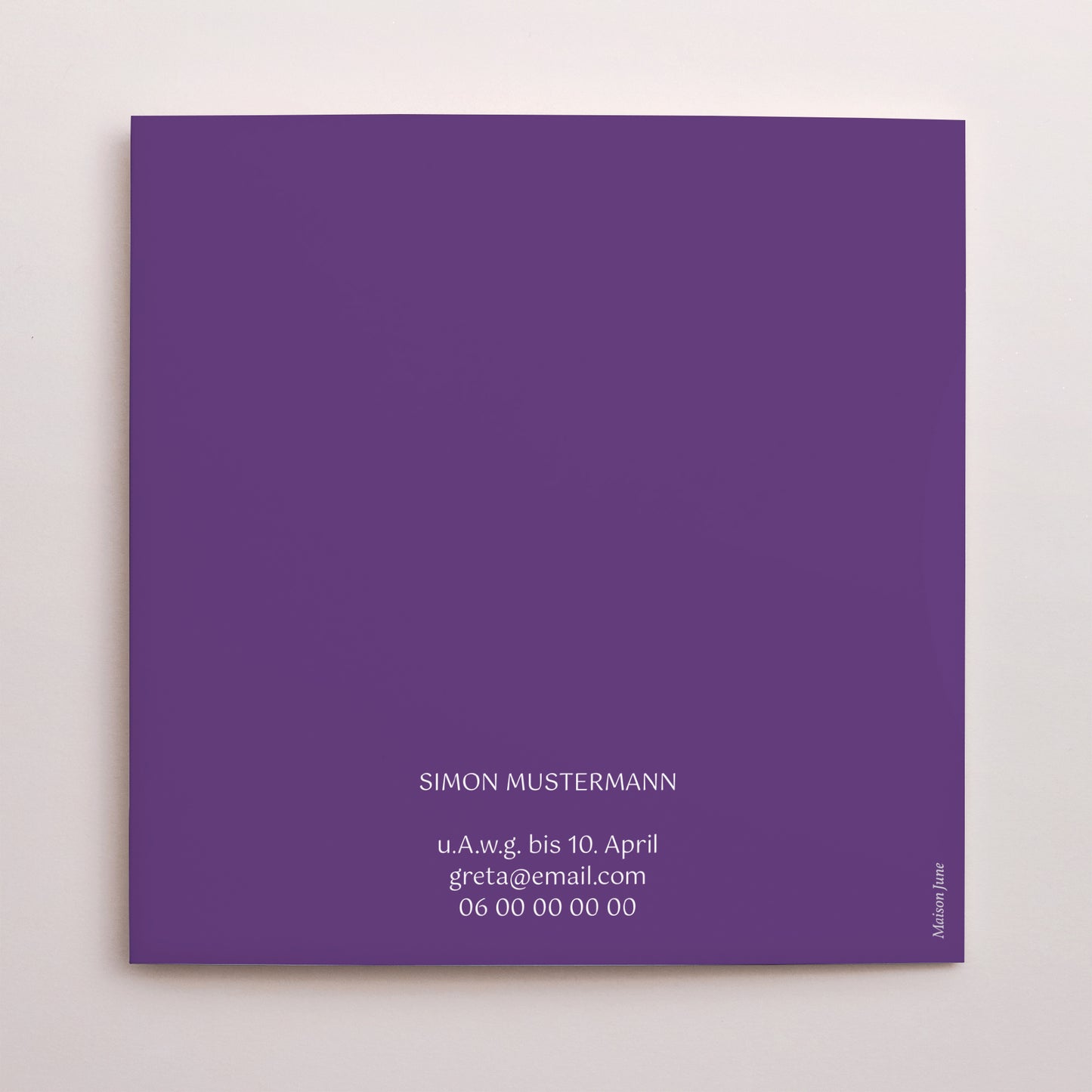 Einladungskarte Geburtstag Doppelflügiges Quadrat 90 Jahre, Zirkus, Lack foto N° 3