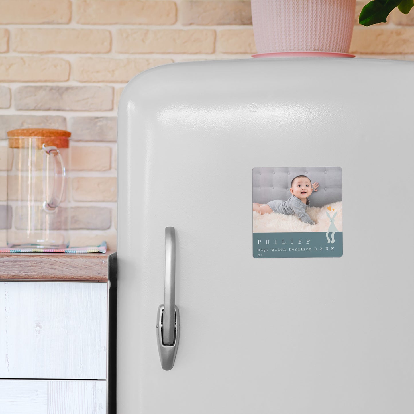Geburtskarte Satz von 9, magnetisch. Body Green, Fotos, Lesezeichen foto N° 4