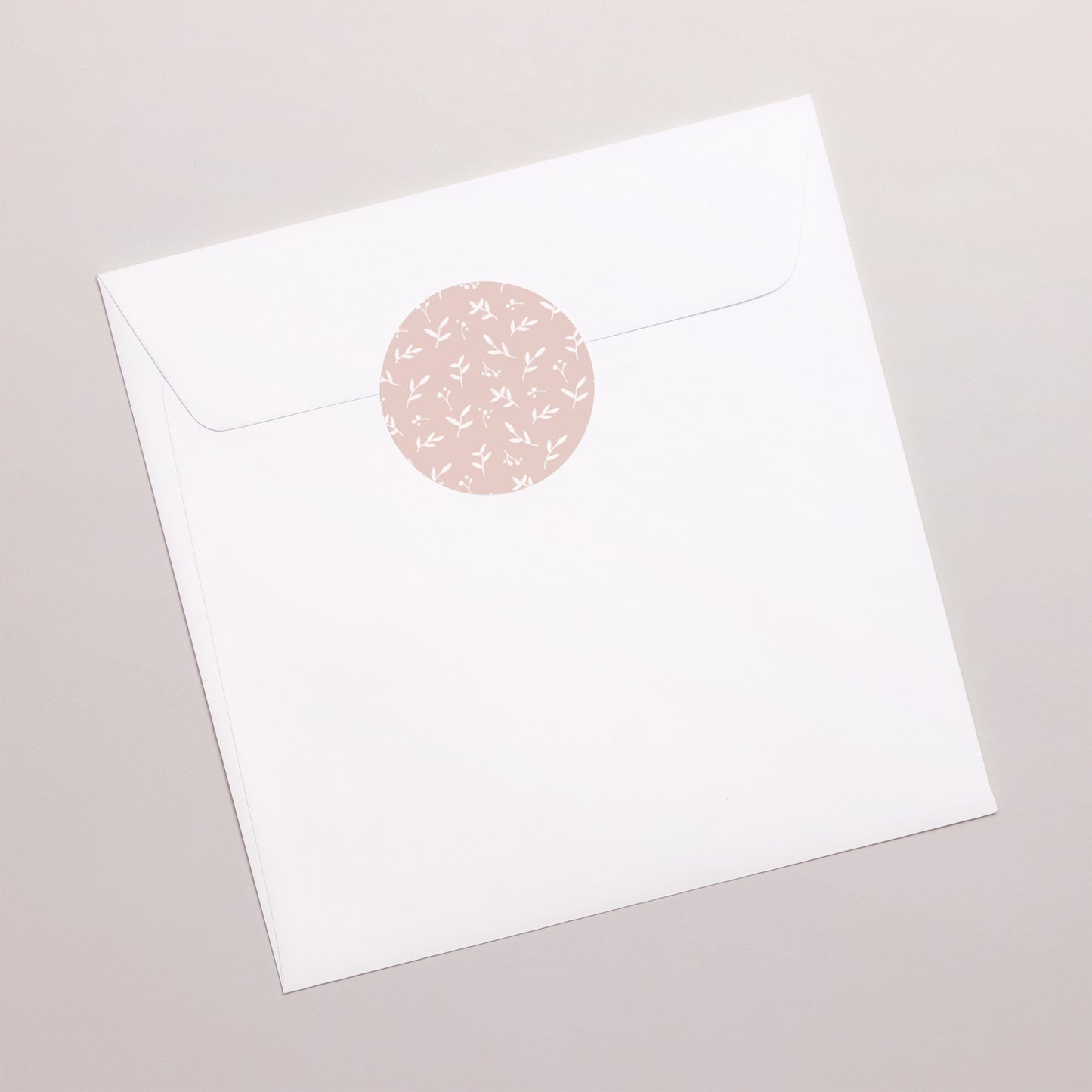Sticker Geburt Rund Brin de bonheur, rose tendresse foto N° 3