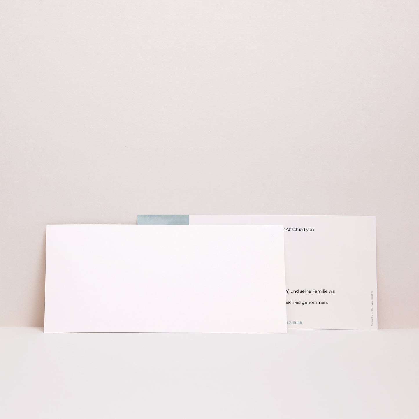 Trauerkarte Panoramische Landschaft Der Leuchtturm der Hoffnung foto N° 3