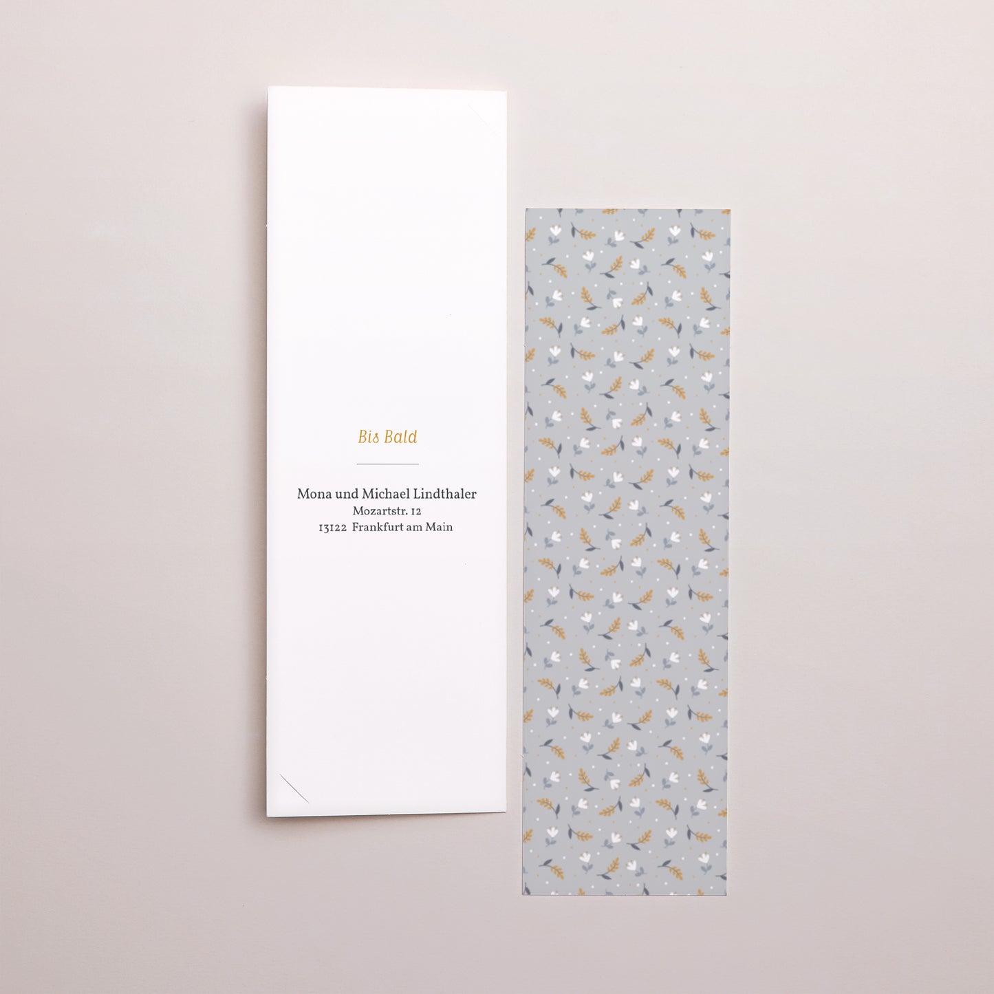 Geburtskarte Fotoautomaten Lesezeichen Indian Summer Boy foto N° 3