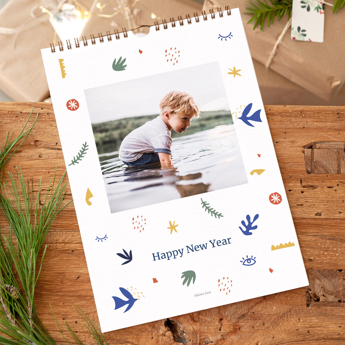 Kalender Weihnachten Wandgemälde A3 Auf die Art des Fauvismus foto N° 2