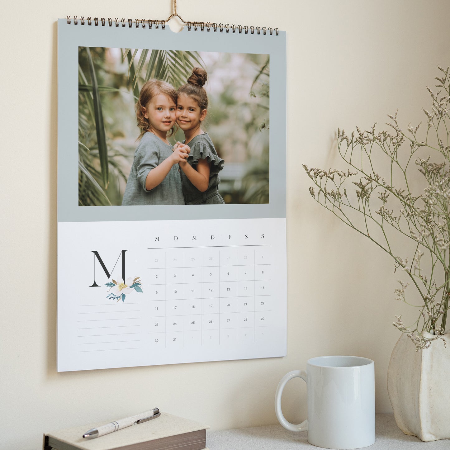 Kalender Weihnachten Wandgemälde A3 Wintergarten foto N° 3