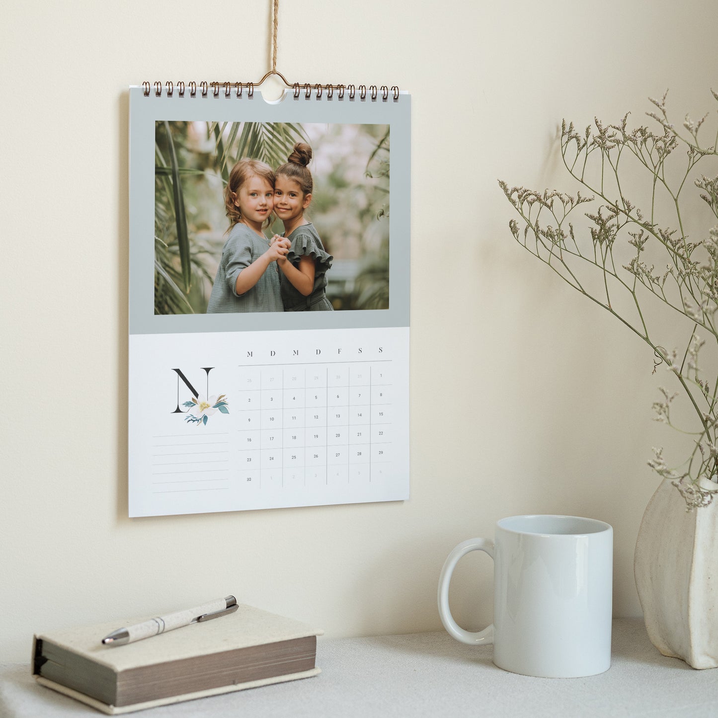 Kalender Weihnachten Wandbild A4 Wintergarten foto N° 3