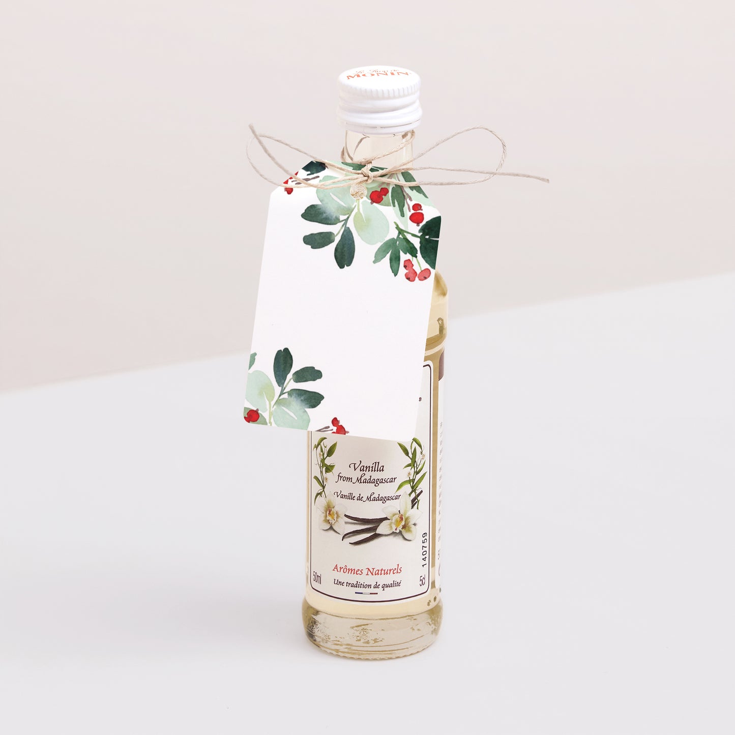 Vorgelochtes Etikett Weihnachten Fähnchen Weihnachtskrone III foto N° 3