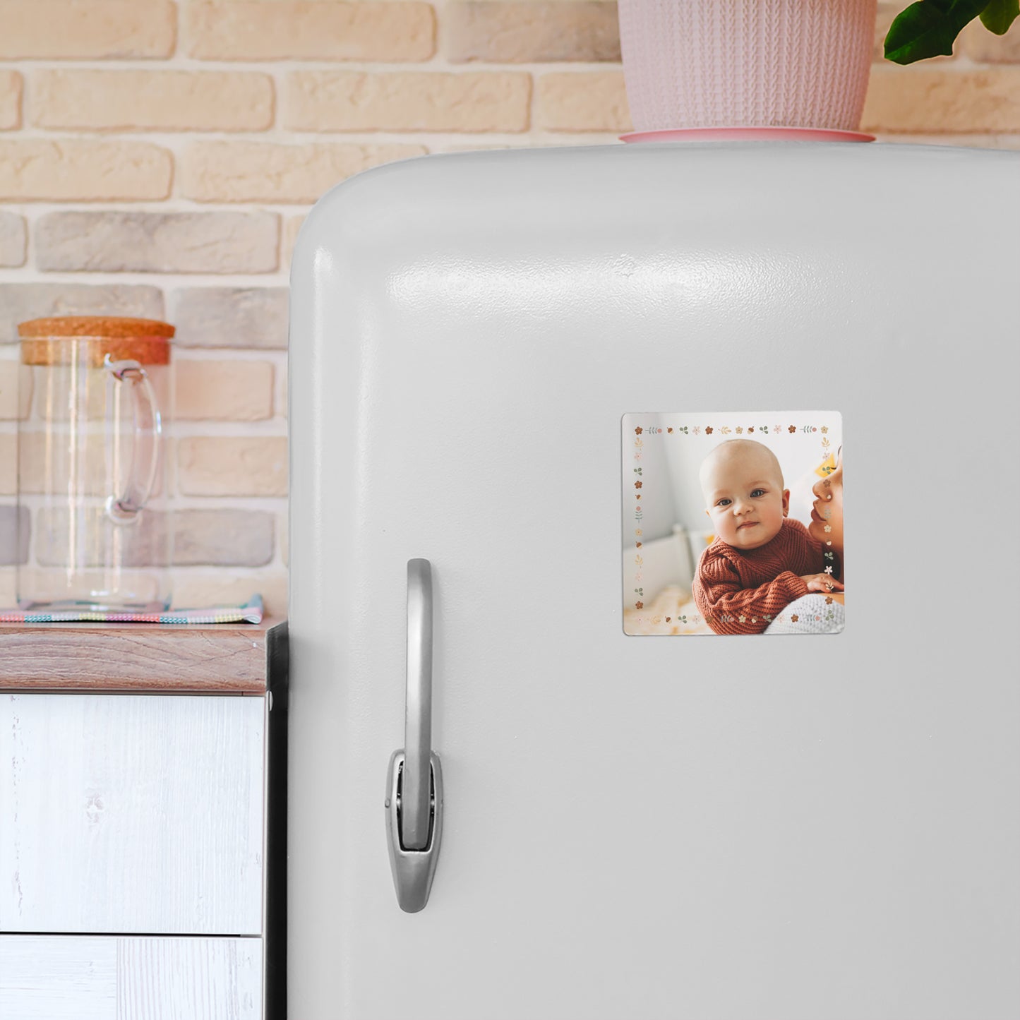 Dankeskarte Geburt Satz von 9, magnetisch. Silvester-Trend foto N° 4