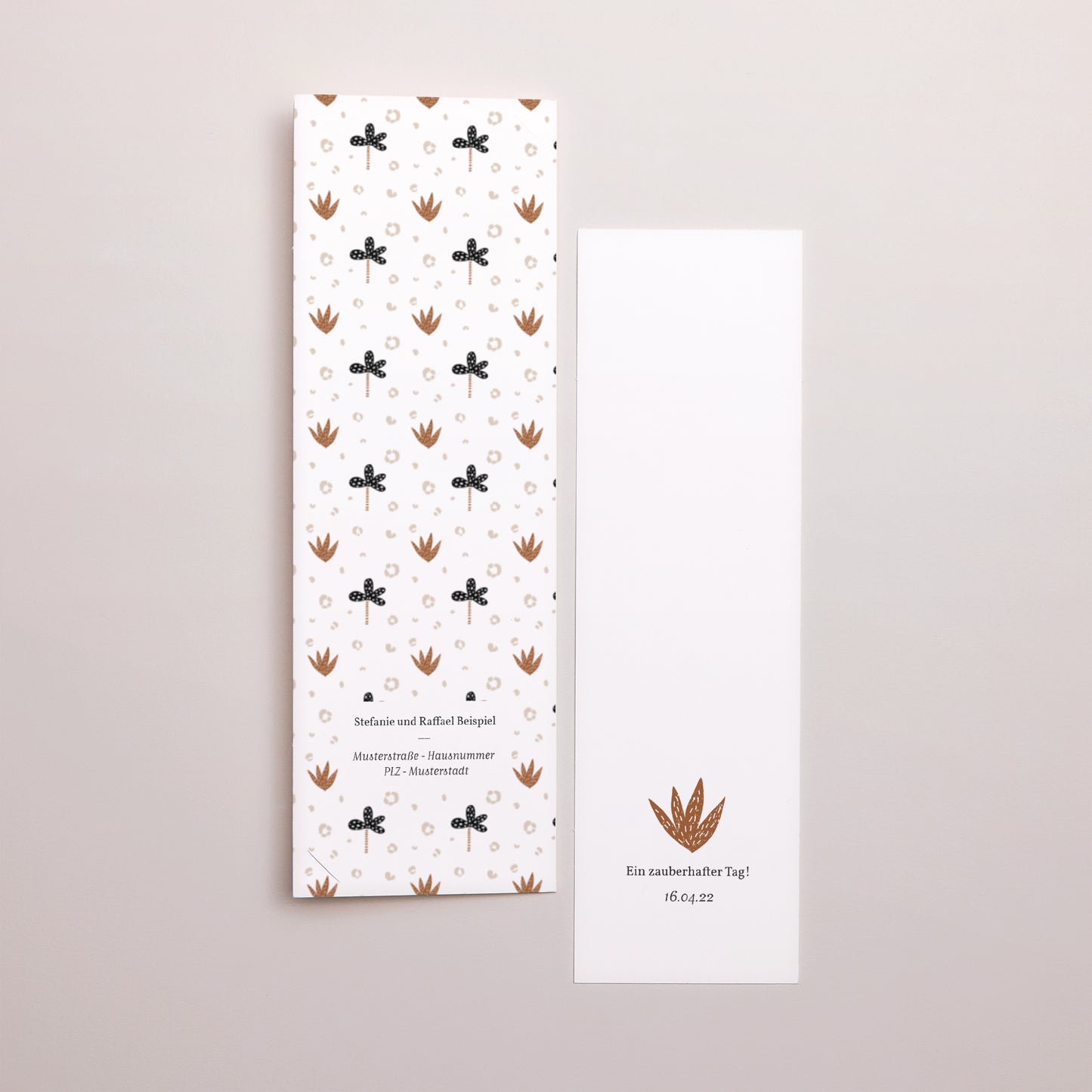 Geburtskarte Fotoautomaten Lesezeichen König des Dschungels foto N° 3