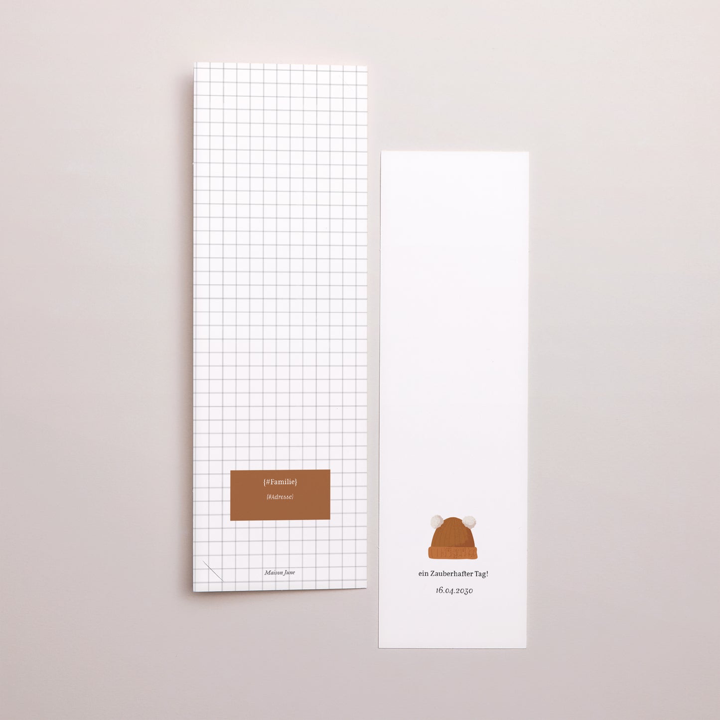 Geburtskarte Fotoautomaten Lesezeichen Kleiner roter Panda foto N° 3