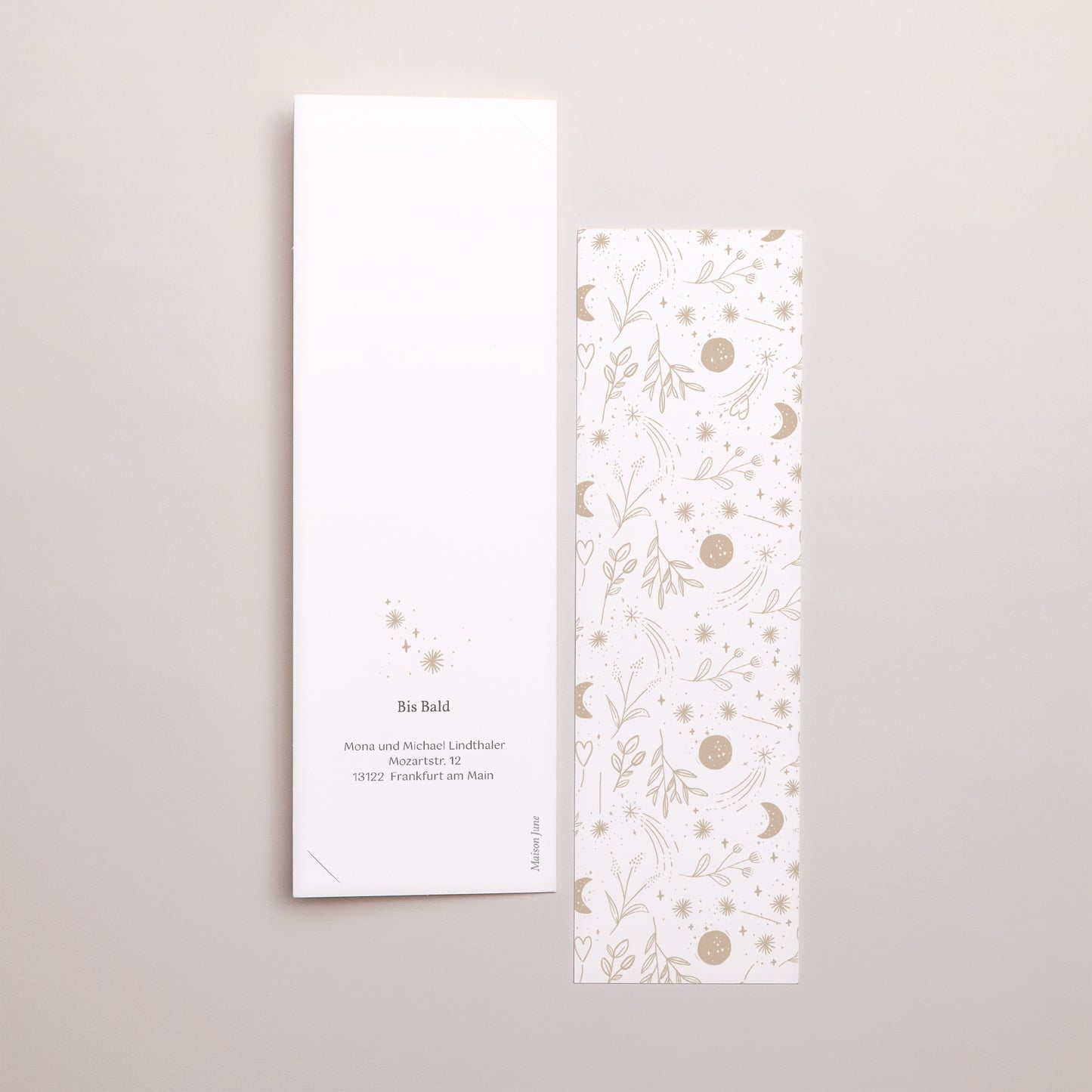 Geburtskarte Fotoautomaten Lesezeichen Ilan foto N° 3