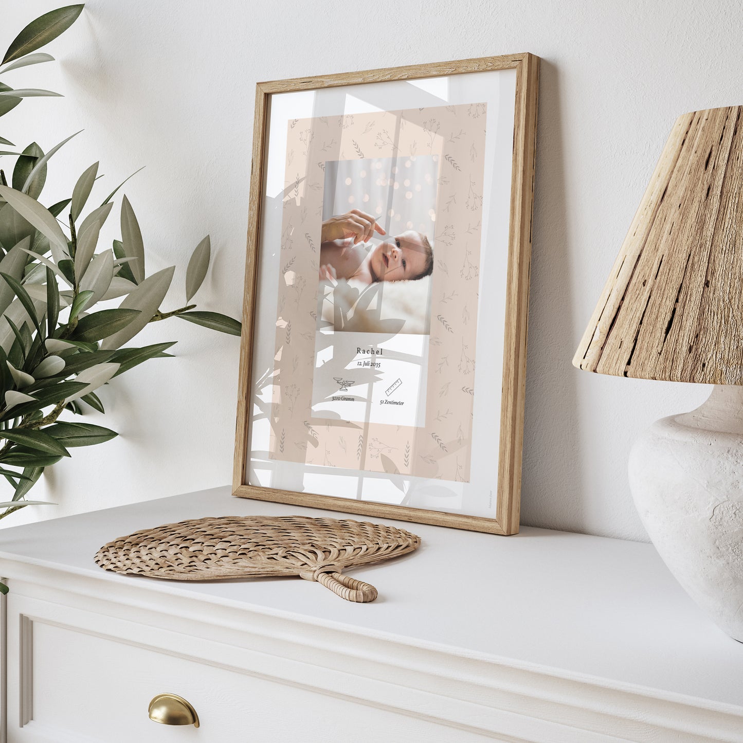 Poster Geburt Porträt Natürliche ländliche Atmosphäre foto N° 5