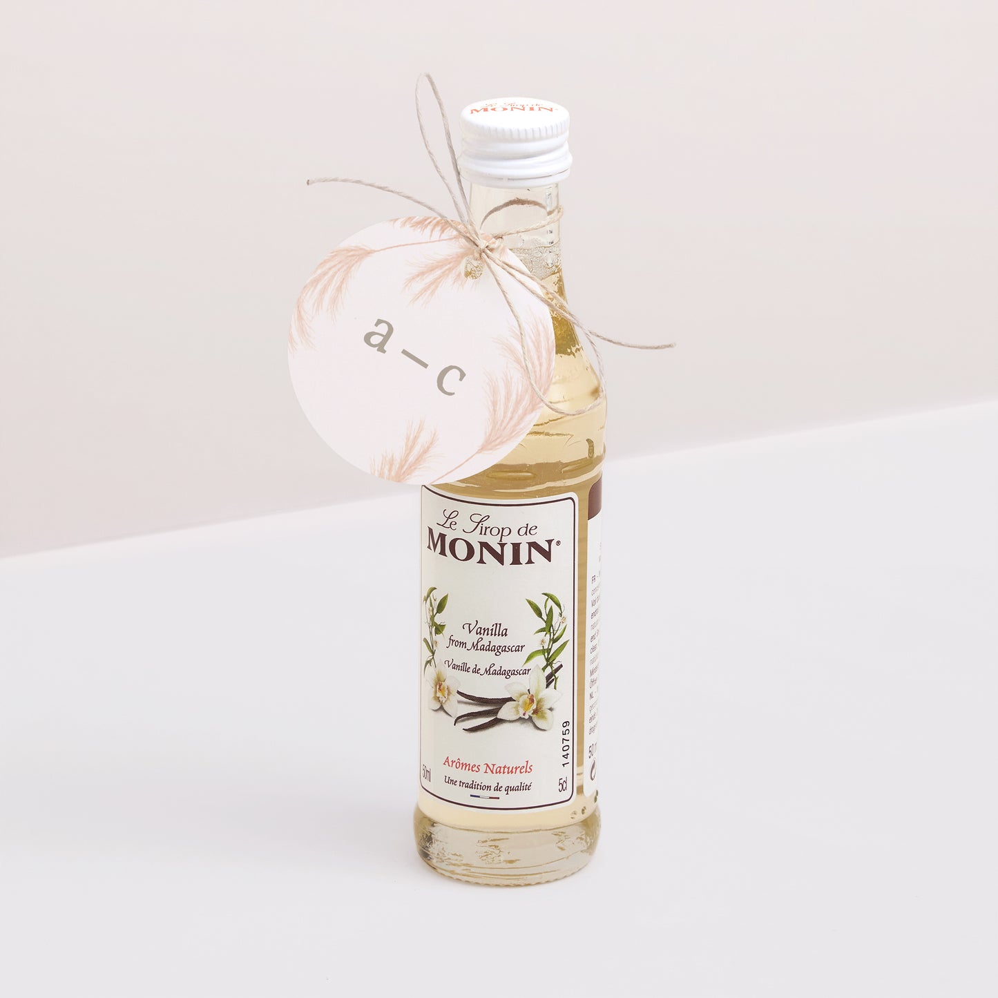 Vorgelochtes Etikett Hochzeit Runde Viva la pampa foto N° 3