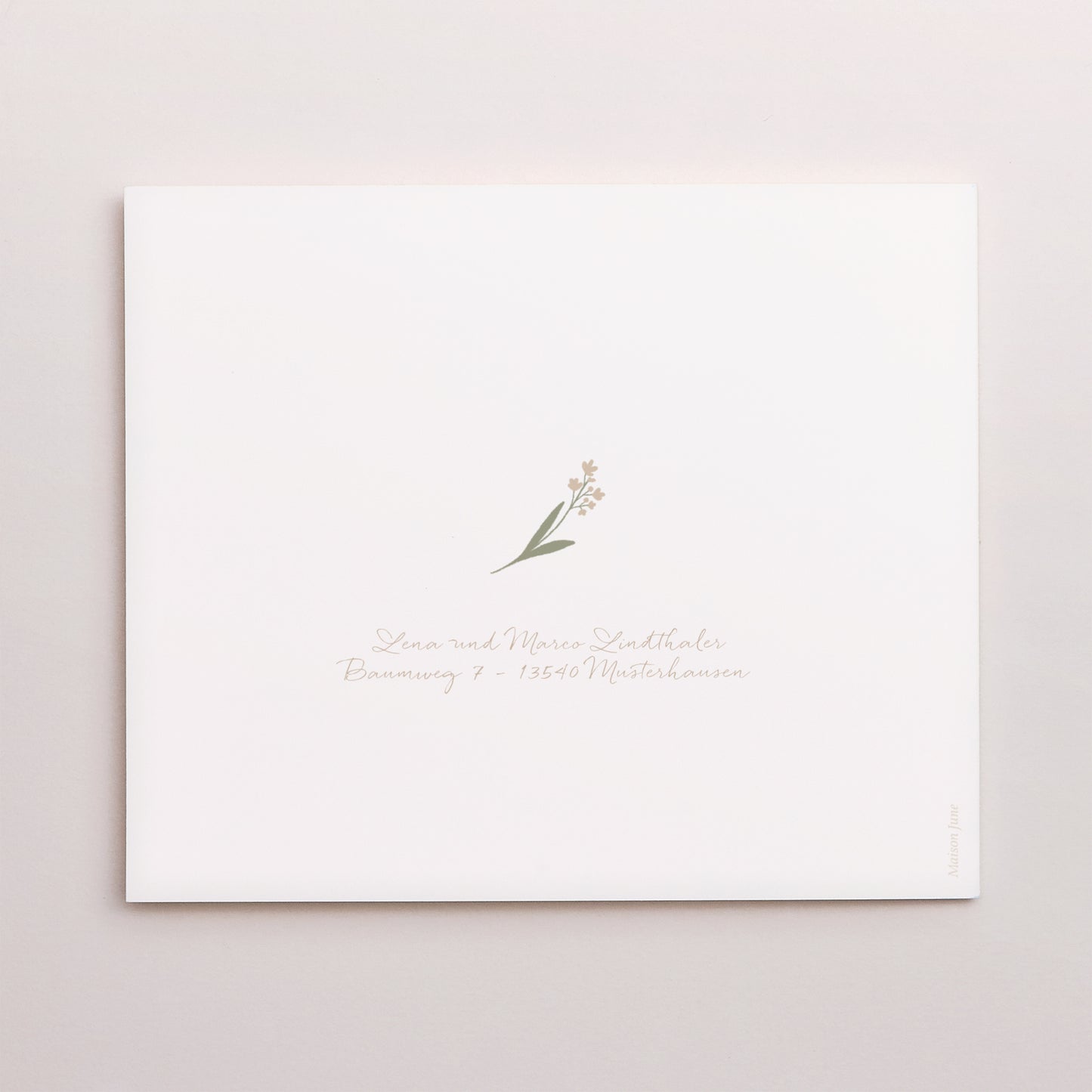 Dankeskarte Geburt Asymmetrische Zweiflügeltür Garderobe Wäscheleine Mädchen foto N° 3