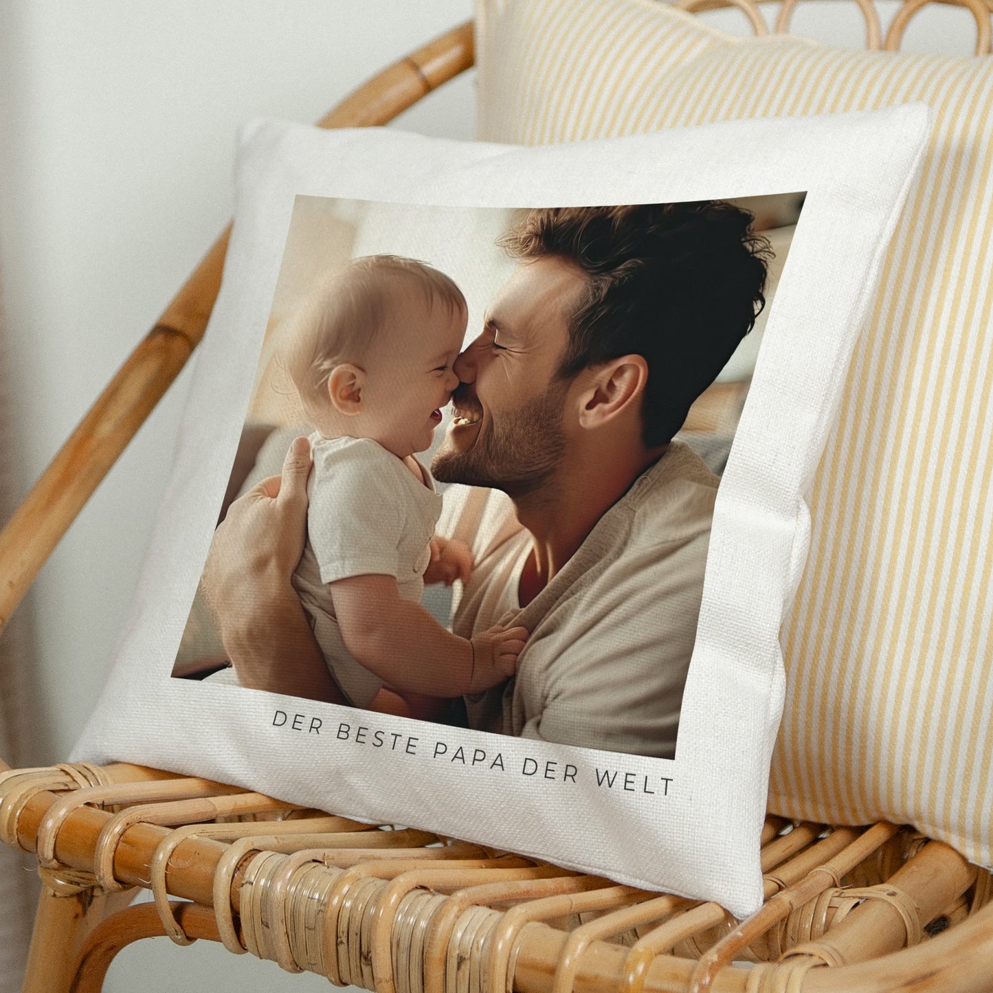 Kissen Objekte Natürliche Beige Vaterfest II foto N° 1