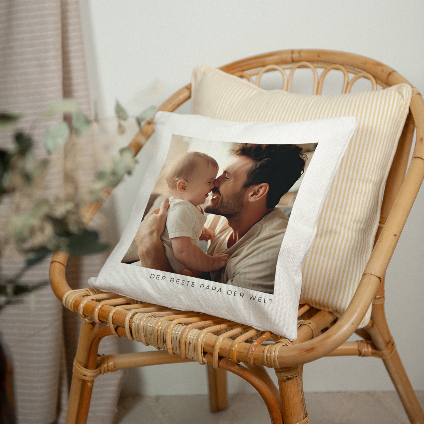 Kissen Objekte Natürliche Beige Vaterfest II foto N° 2