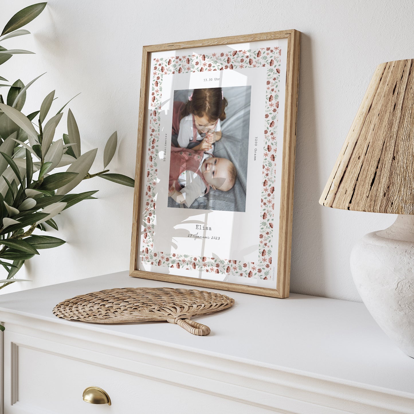 Poster Geburt Porträt Liberty Mädchen Akkordeon foto N° 5