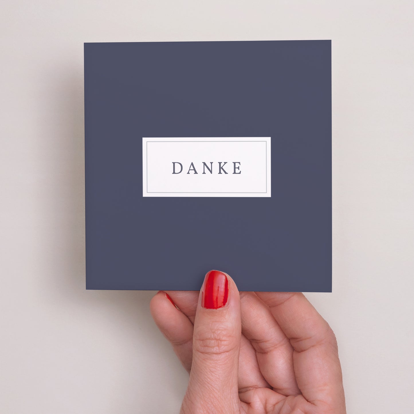 Dankeskarte Geburt Quadrat Sommergarderobe Zitrone foto N° 2