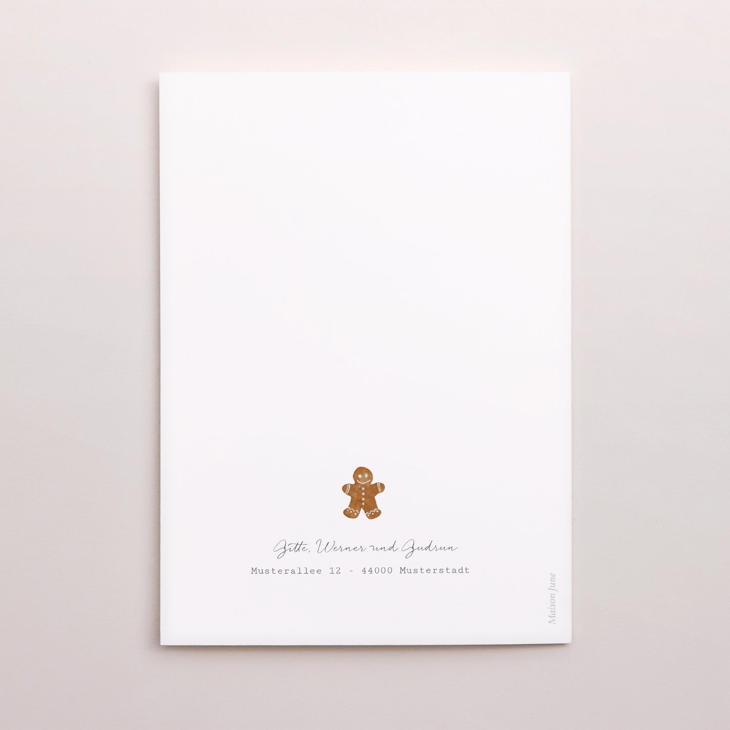 Weihnachtskarte Weihnachten Doppelflügelporträt Kekse und Fotos foto N° 3