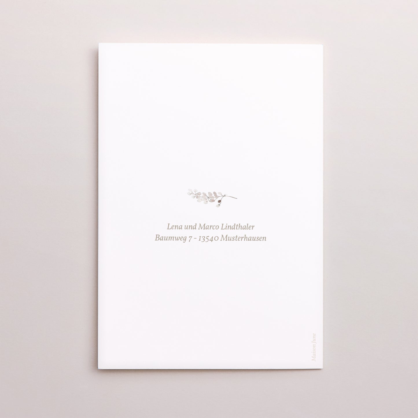 Geburtskarte Doppelter Porträtflügel Krone Kraft foto N° 3