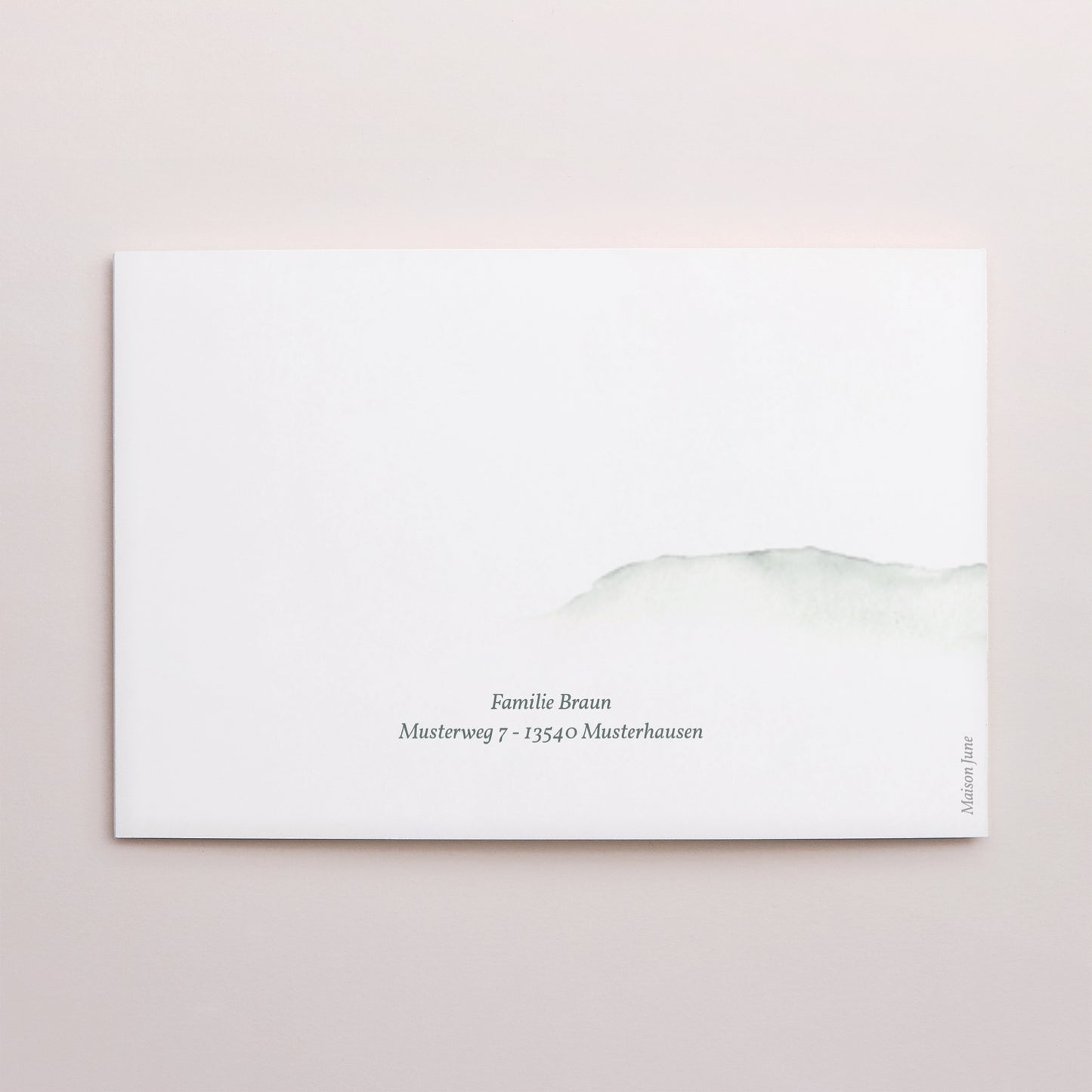 Dankeskarte Trauer Doppelflügel-Landschaft Heiliger Berg foto N° 3