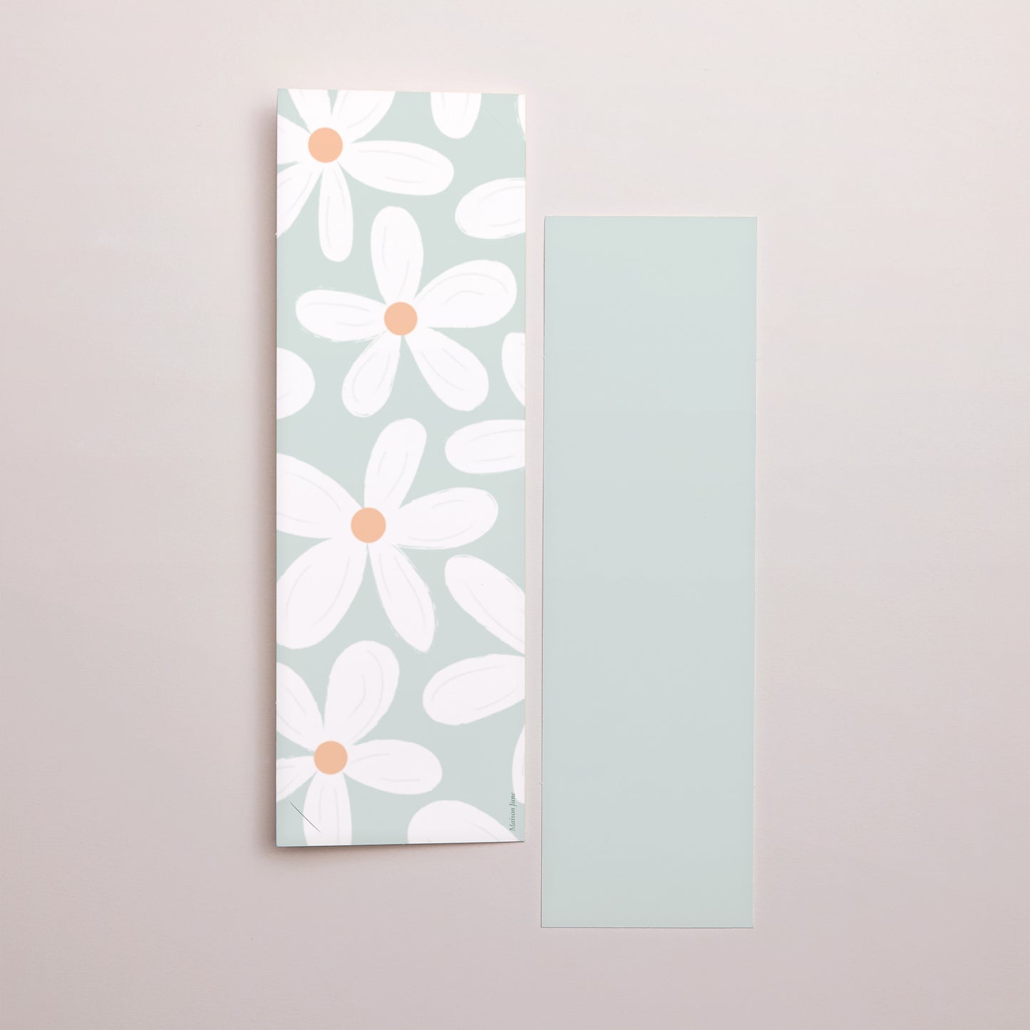 Geburtskarte Fotoautomaten Lesezeichen Blaue Margeriten foto N° 3