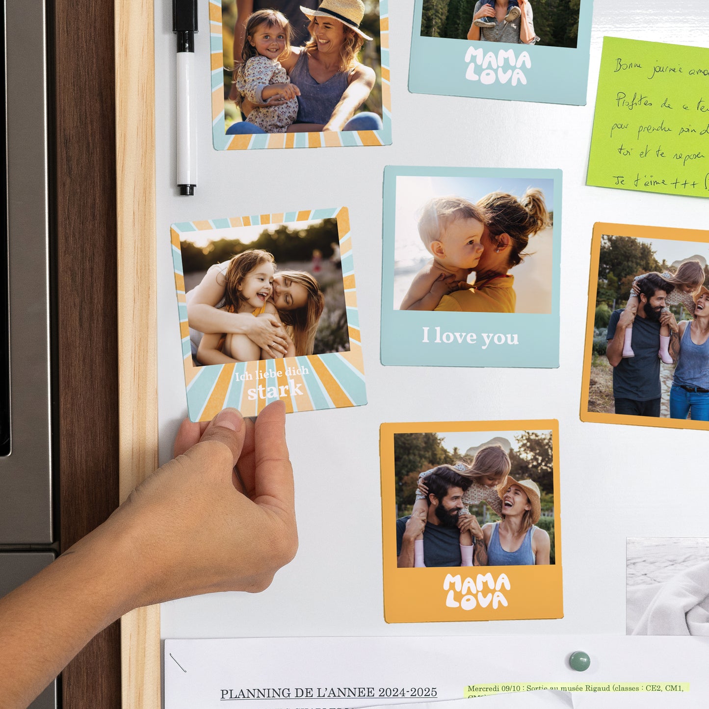 Magnet Objekte Pack mit 12, magnetisch Mama Lova foto N° 2