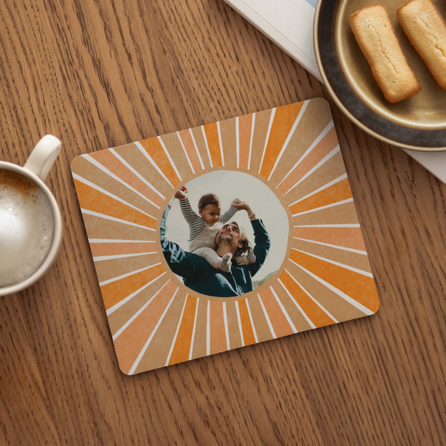 Mousepad Objekte Rechteck Mein Papa für mich foto N° 1