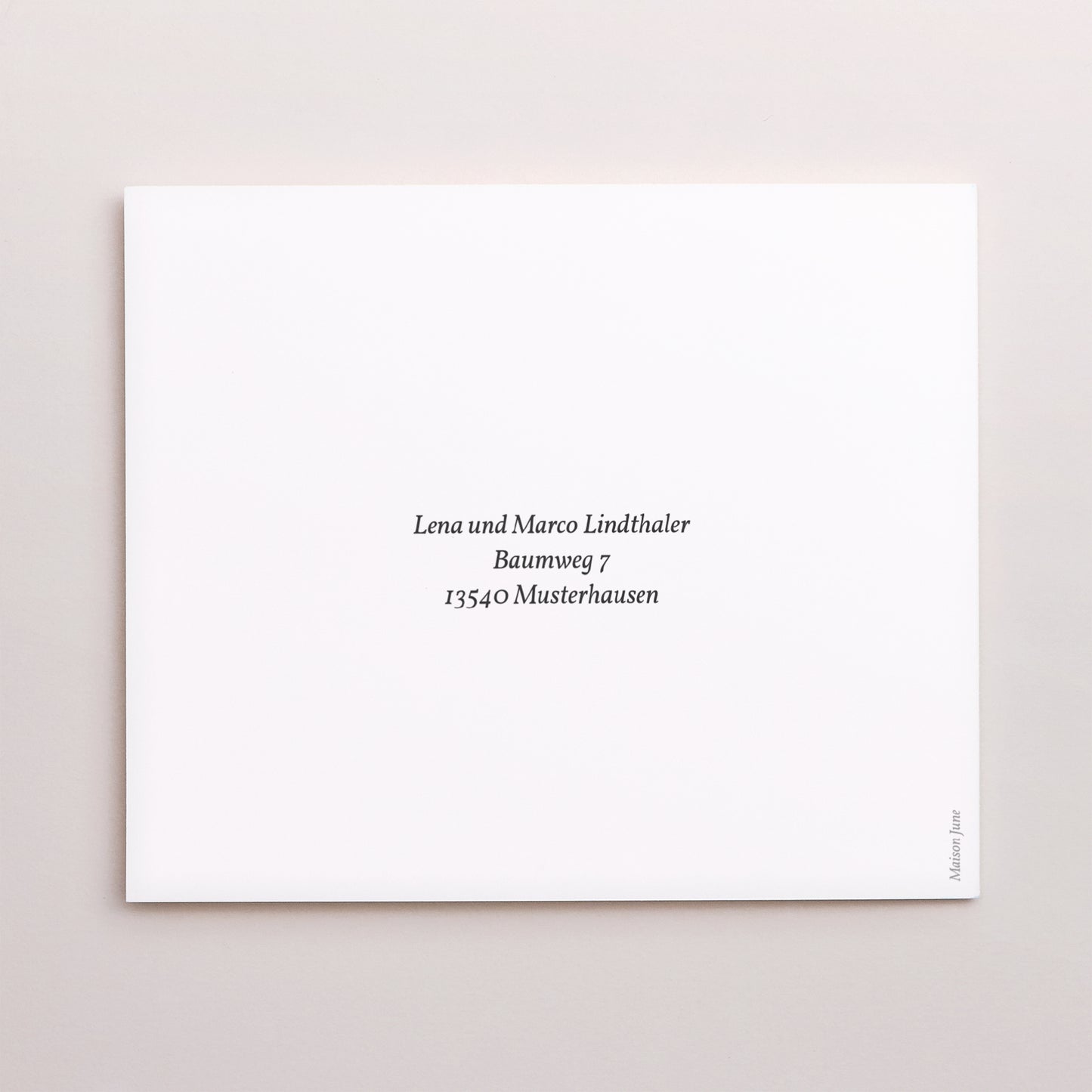 Dankeskarte Geburt Asymmetrische Zweiflügeltür Blumenkinder foto N° 3