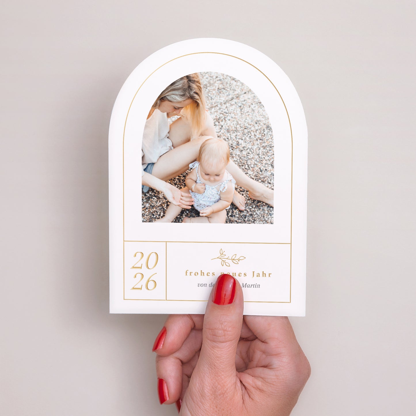 Weihnachtskarte Weihnachten Kleine Arche Arche Vergoldung foto N° 2