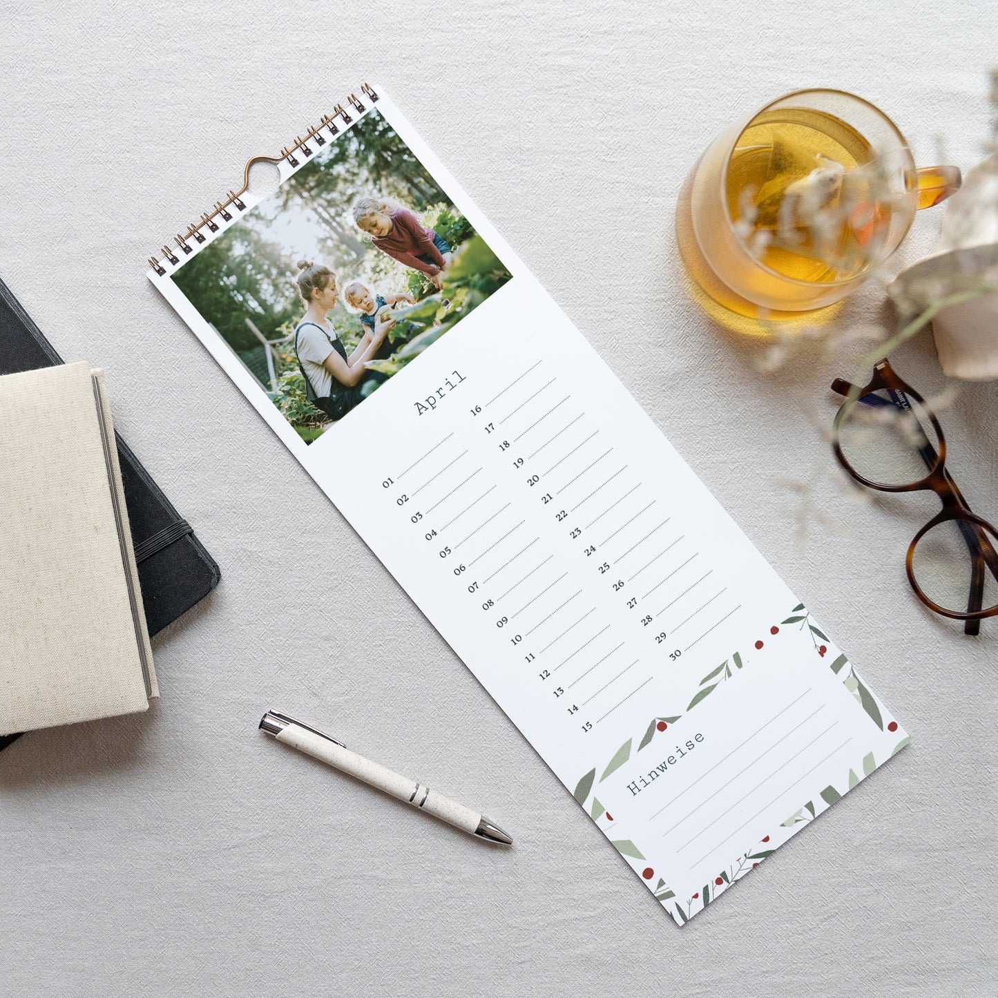 Kalender Weihnachten Beständig Weihnachtsmotiv, Grüntöne foto N° 3