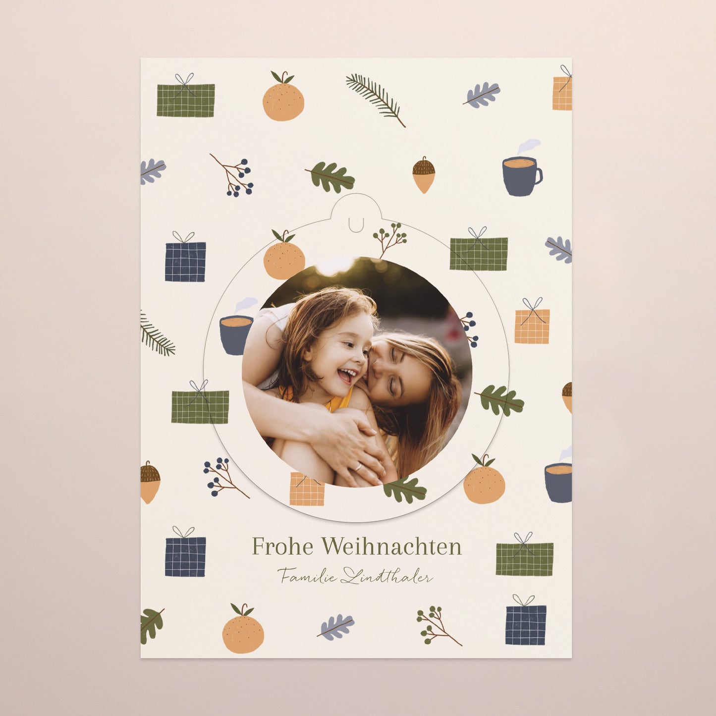Weihnachtskarte Weihnachten Abnehmbar Weihnachtsgeist II foto N° 2