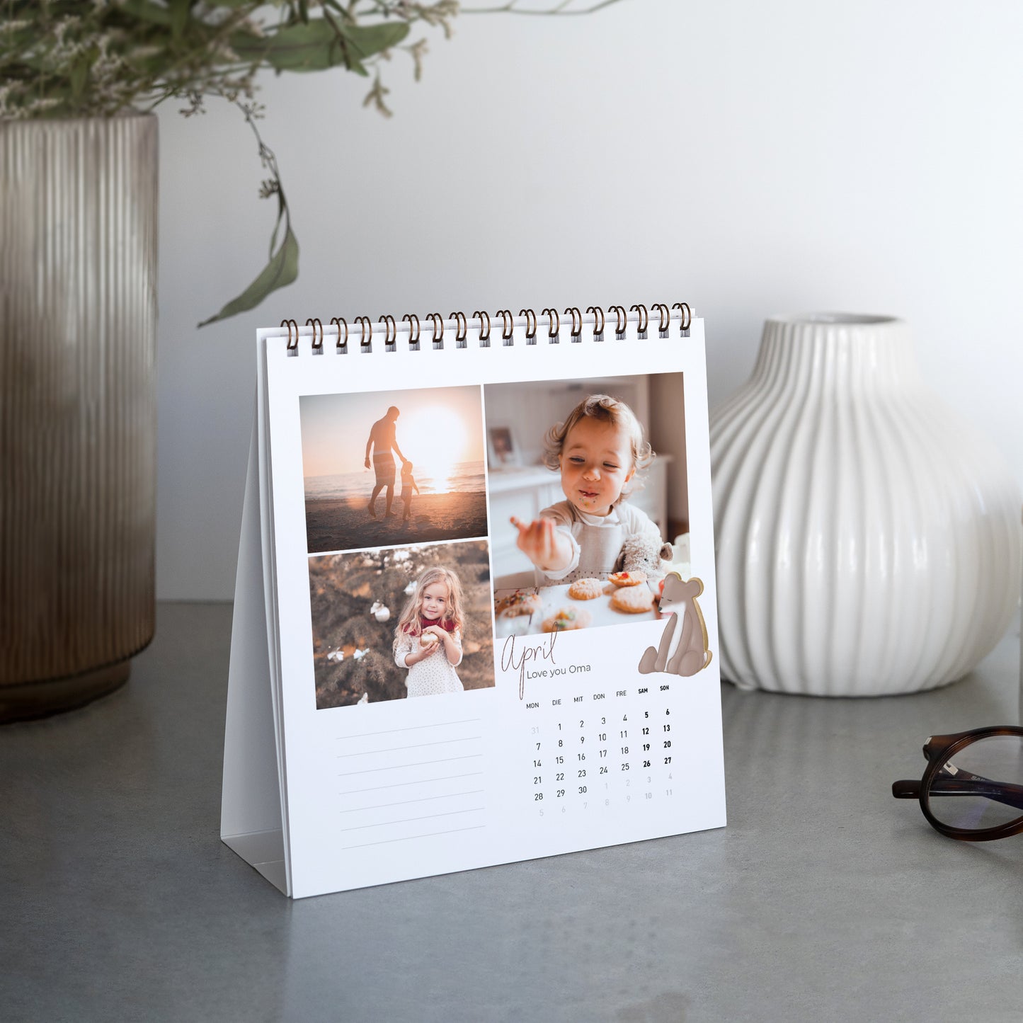 Kalender Weihnachten Büro, Staffelei Winterkekse foto N° 2