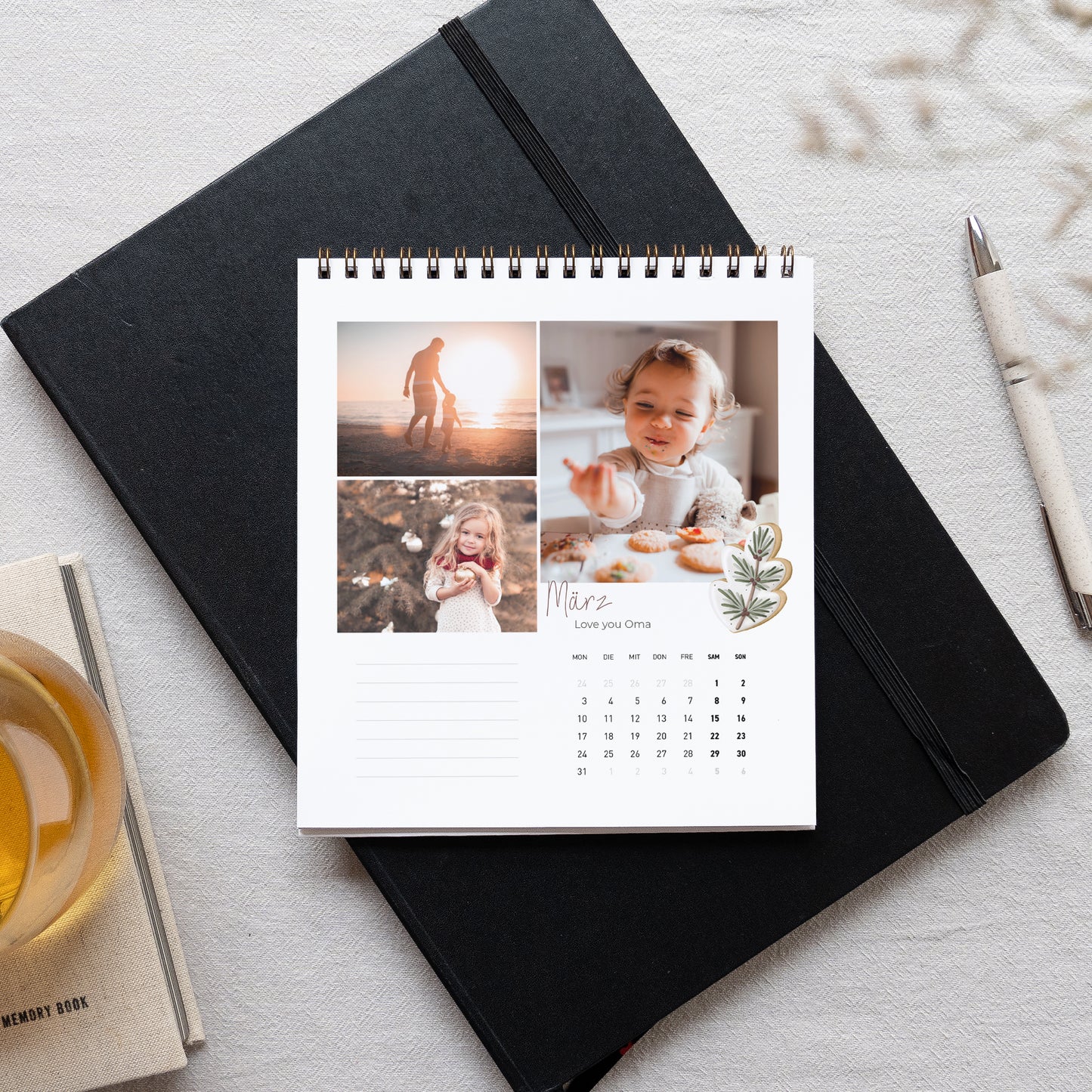 Kalender Weihnachten Büro, Staffelei Winterkekse foto N° 3