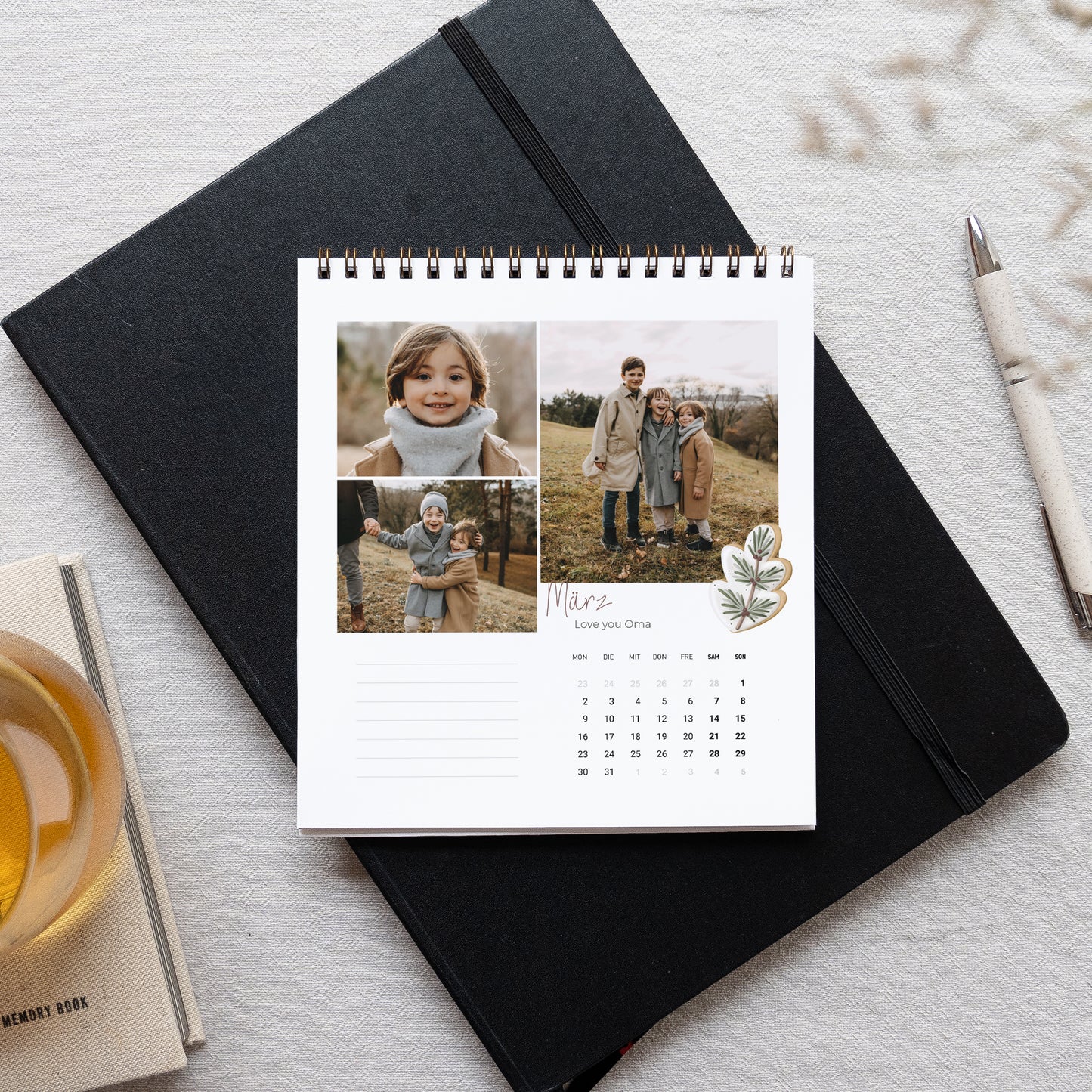 Kalender Weihnachten Büro, Staffelei Winterkekse foto N° 3