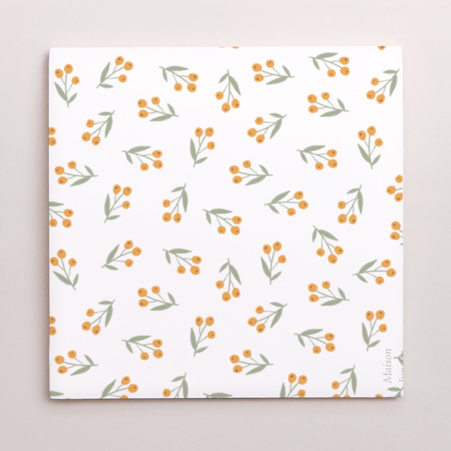 Dankeskarte Geburt Doppelflügelfensterhalbmond Poussin & Motive foto N° 3