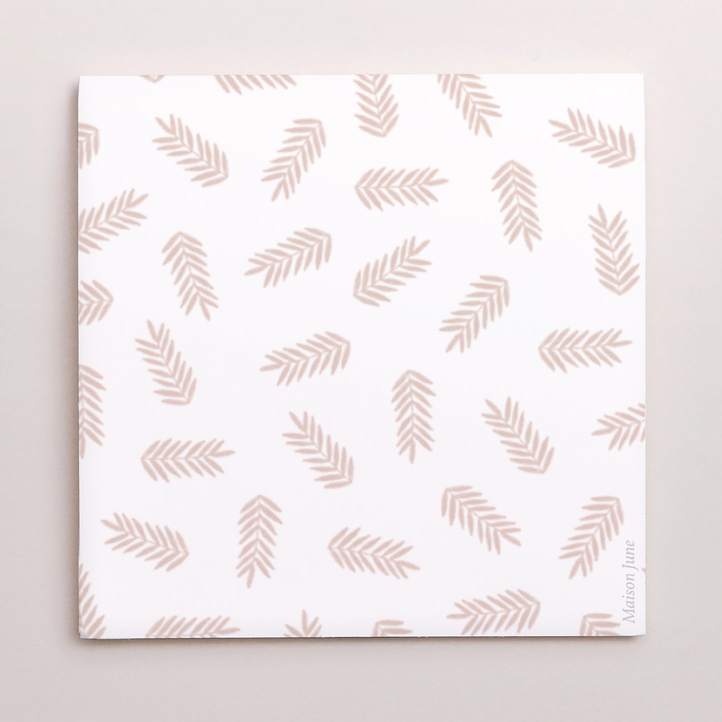 Dankeskarte Geburt Doppelflügelfensterhalbmond Body, rosafarbene Zweige foto N° 3