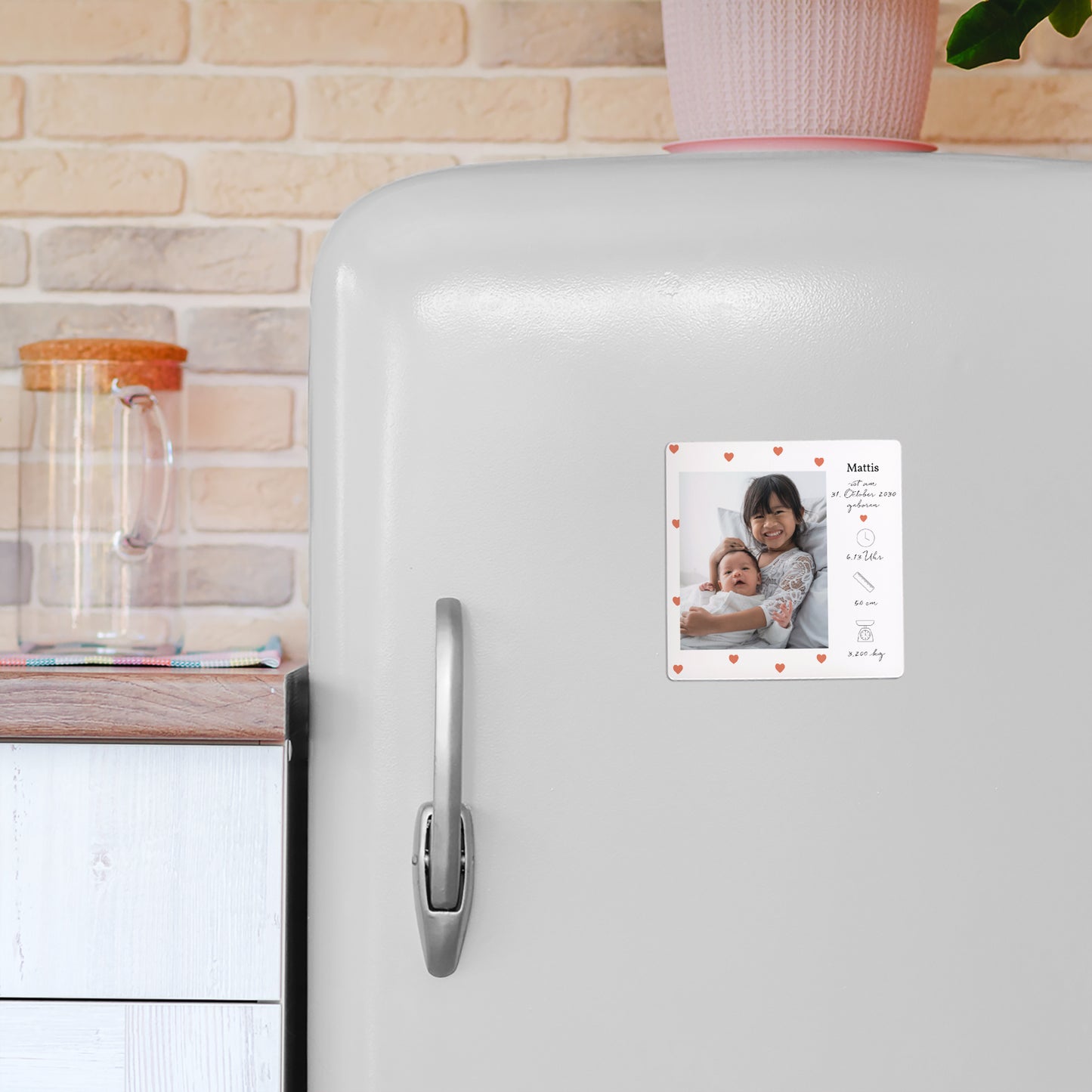 Geburtskarte Satz von 9, magnetisch. Atout Coeur foto N° 4