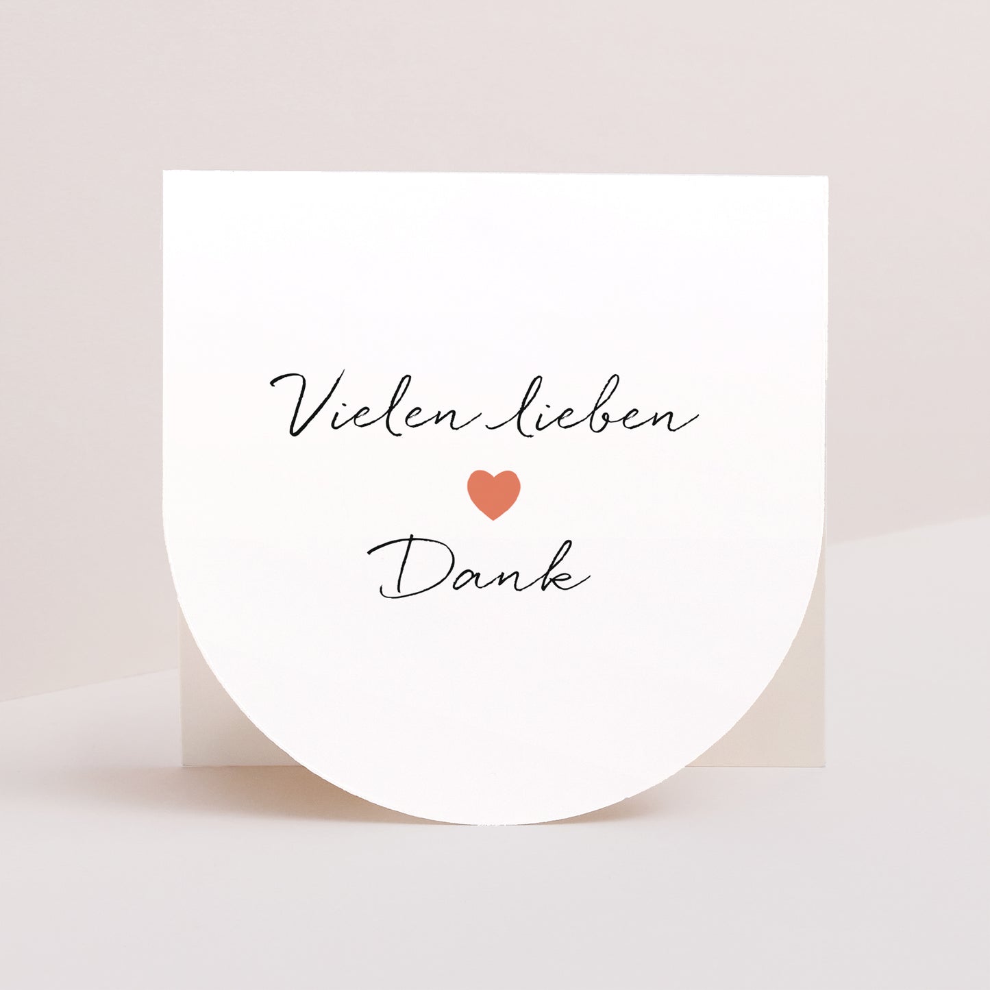Dankeskarte Geburt Doppelflügelfensterhalbmond Atout Coeur foto N° 1