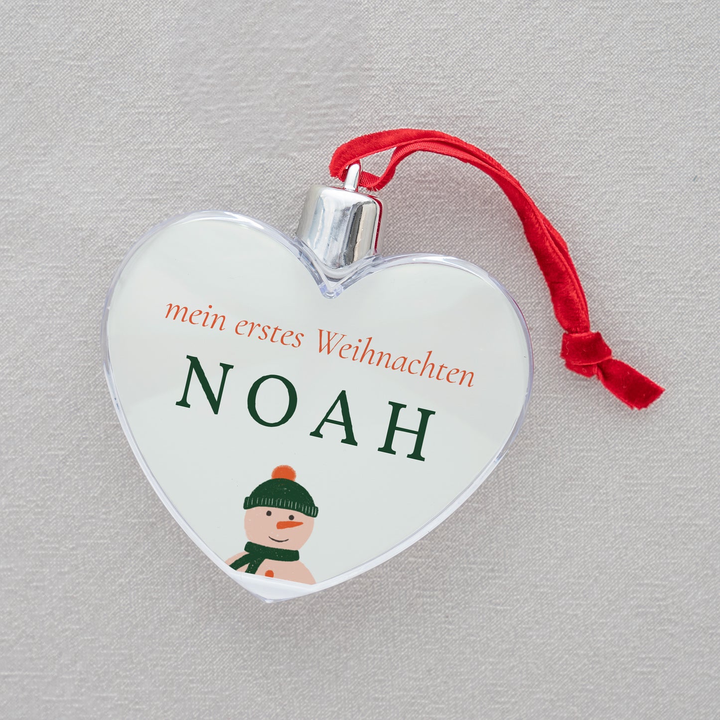 Weihnachtskugel Weihnachten Herz Unser lieber Stern foto N° 2