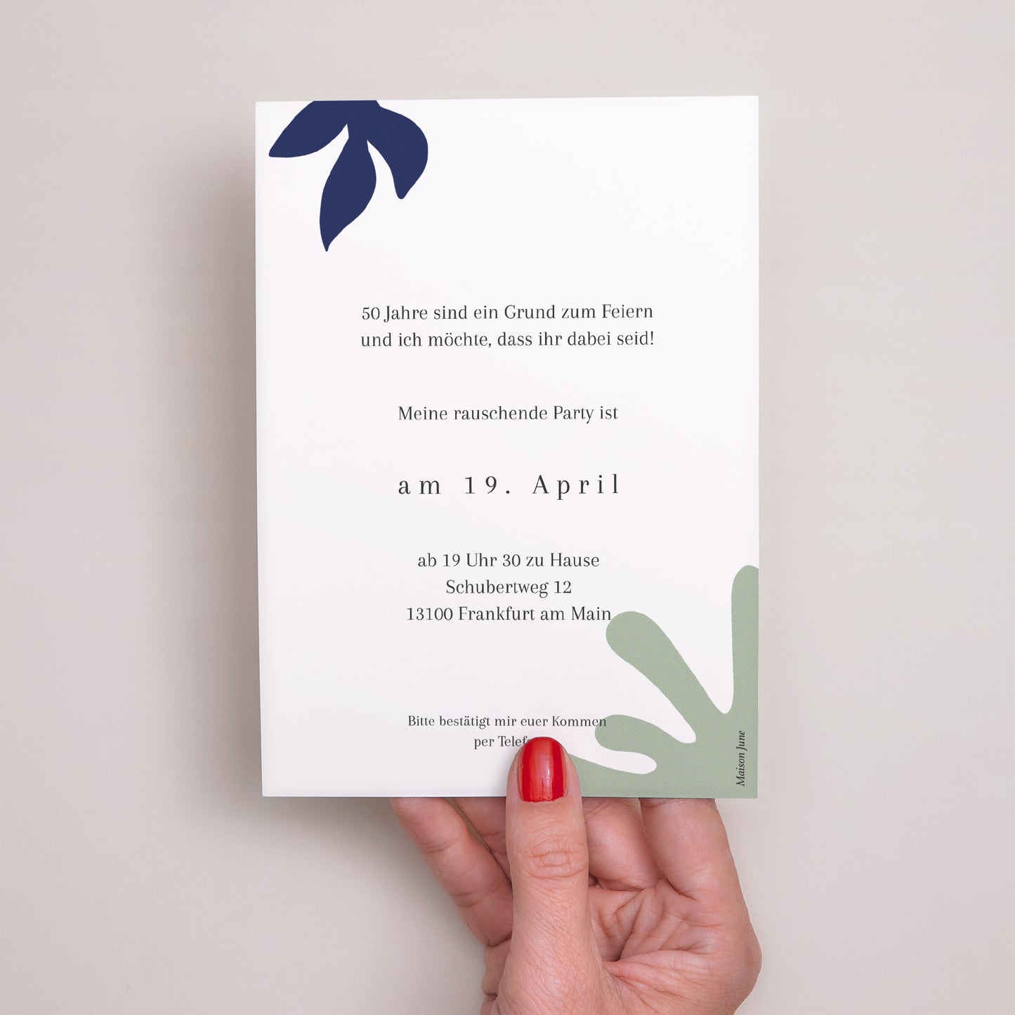 Einladungskarte Geburtstag Flashy Party foto N° 3