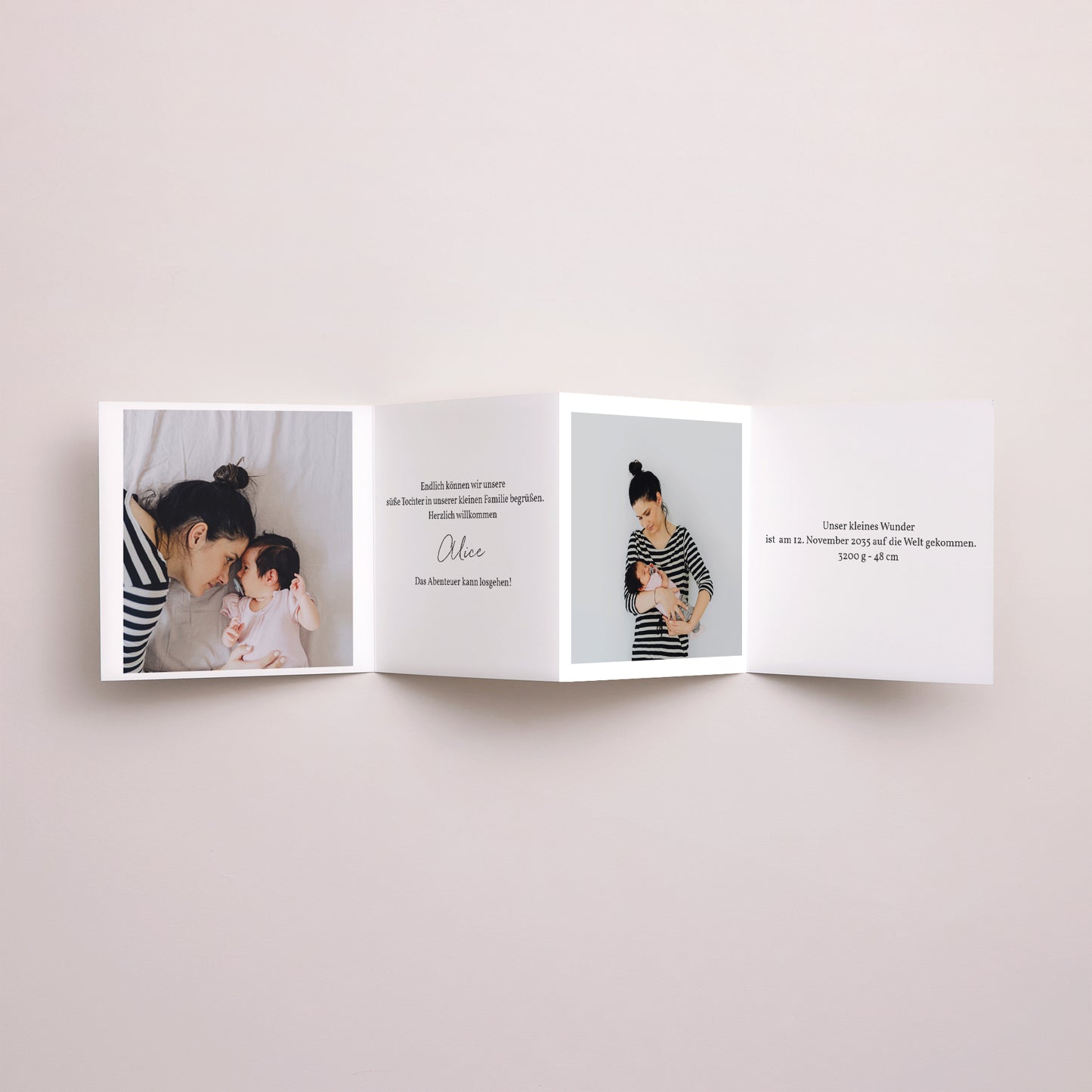 Geburtskarten Akkordeon Es waren einmal die Meerestiere foto N° 3